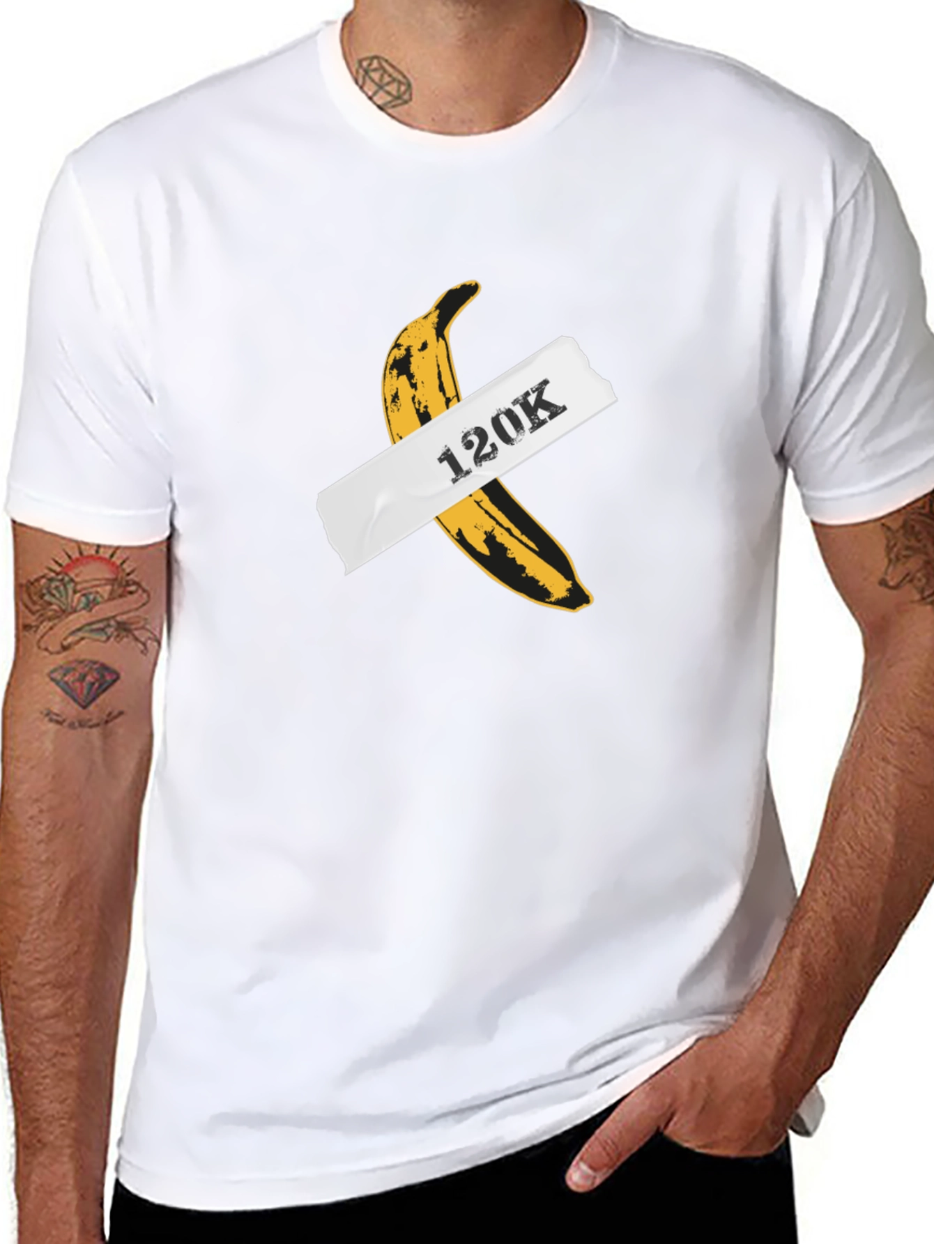 Banana Duct Tape Art T-Shirt