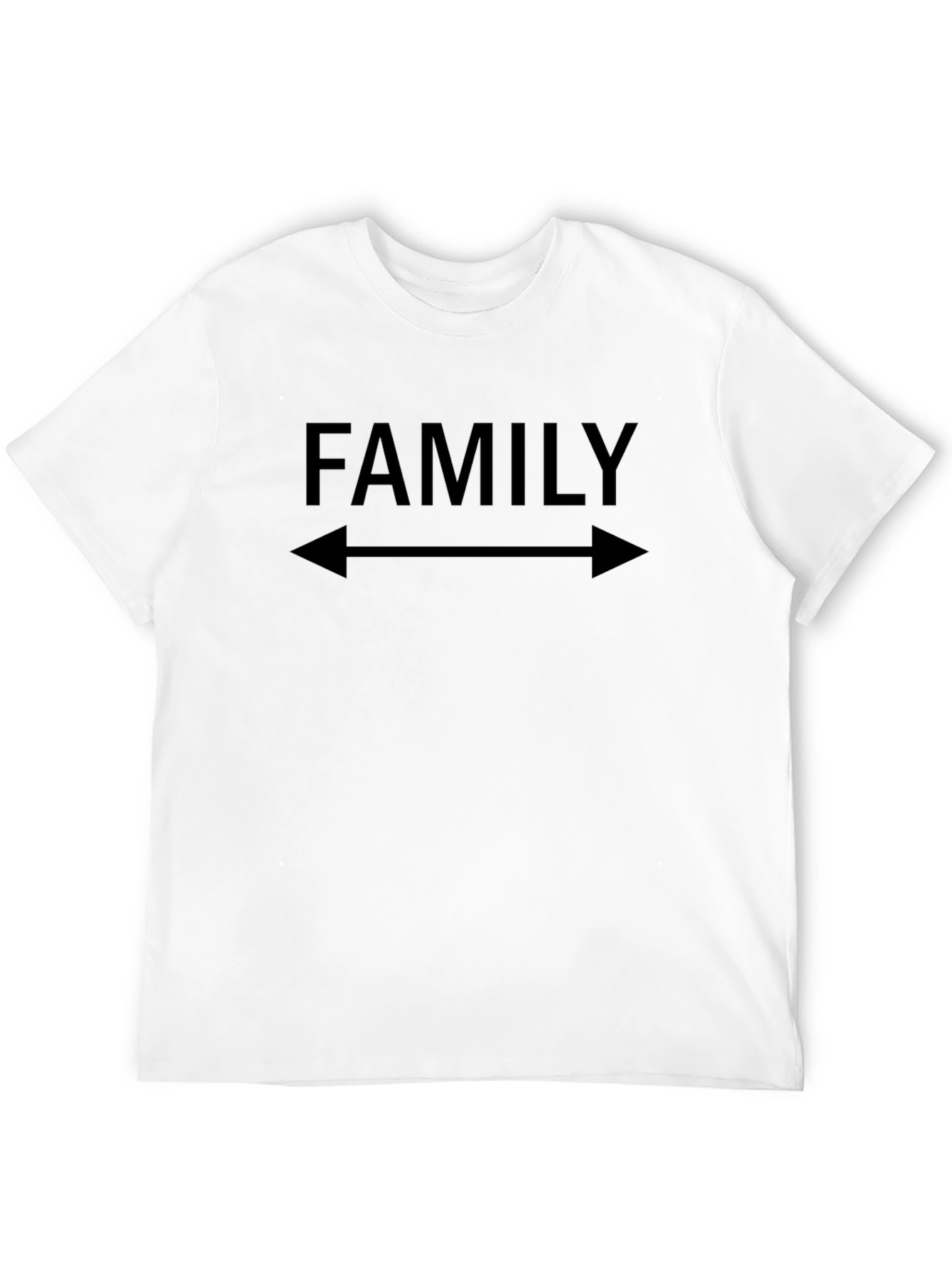 Family Arrow Graphic T-Shirt - Mens Black Tee