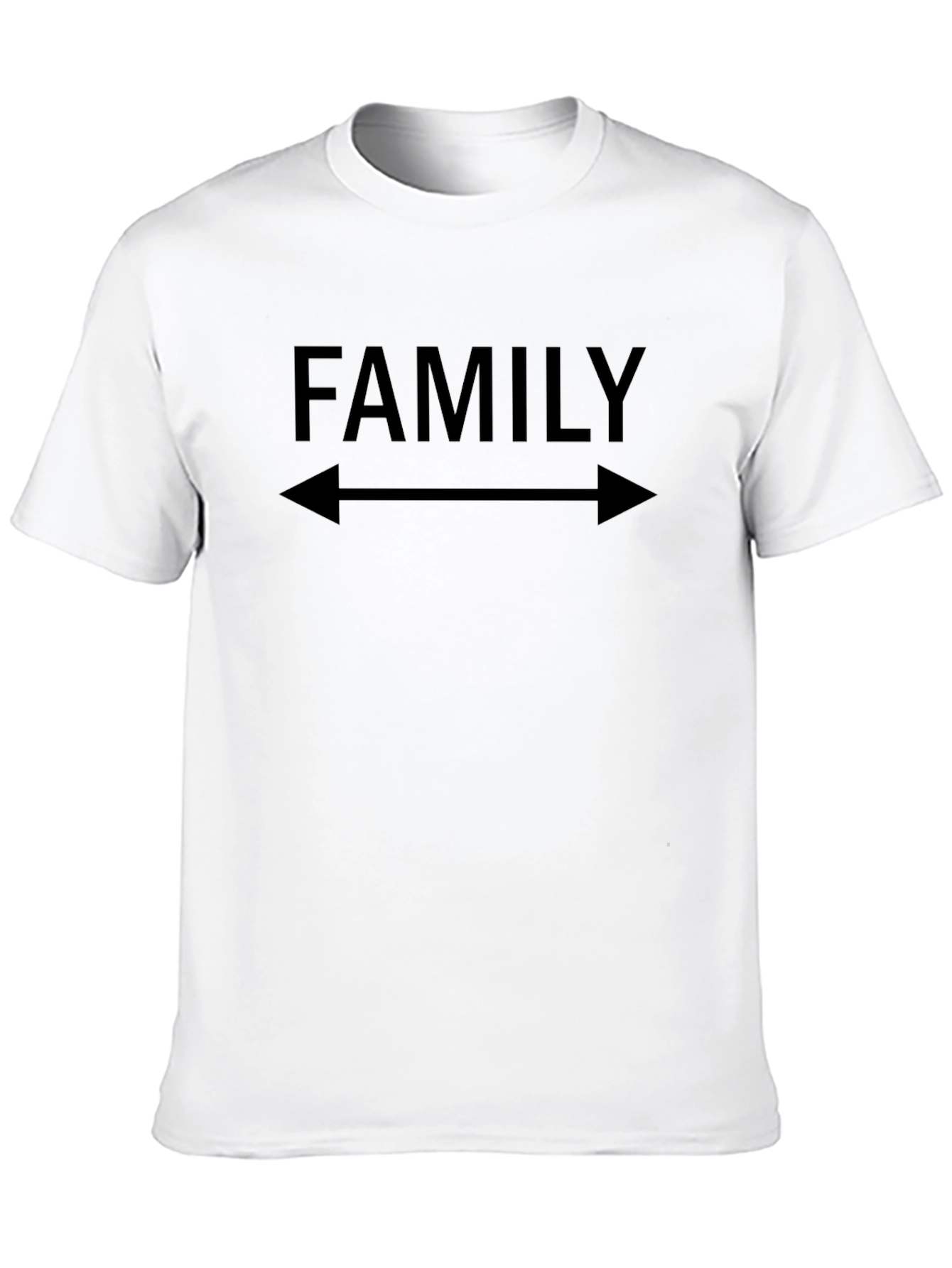 Family Arrow Graphic T-Shirt - Mens Black Tee