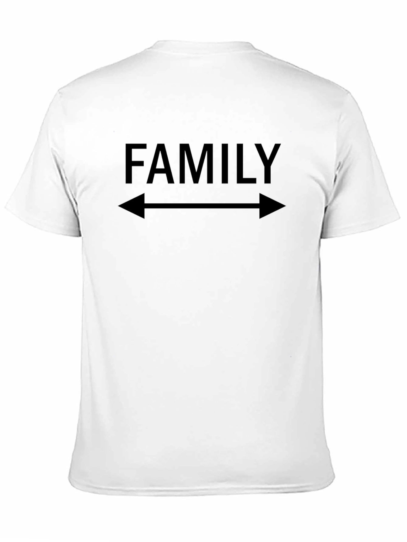 Family Arrow Graphic T-Shirt - Mens Black Tee