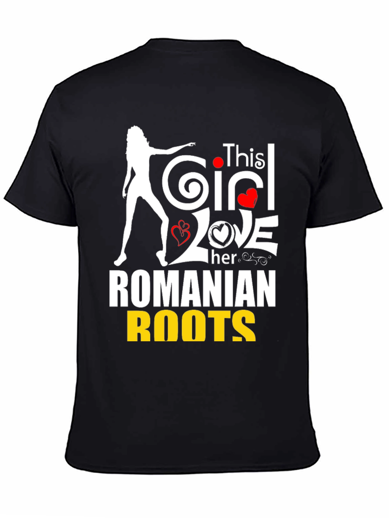 Romanian Roots Girls Love T-Shirt