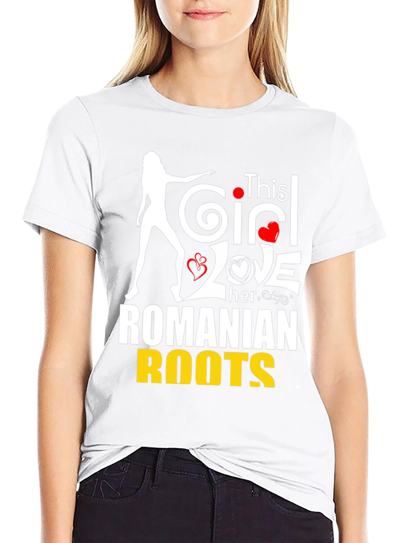 Romanian Roots Girls Love T-Shirt