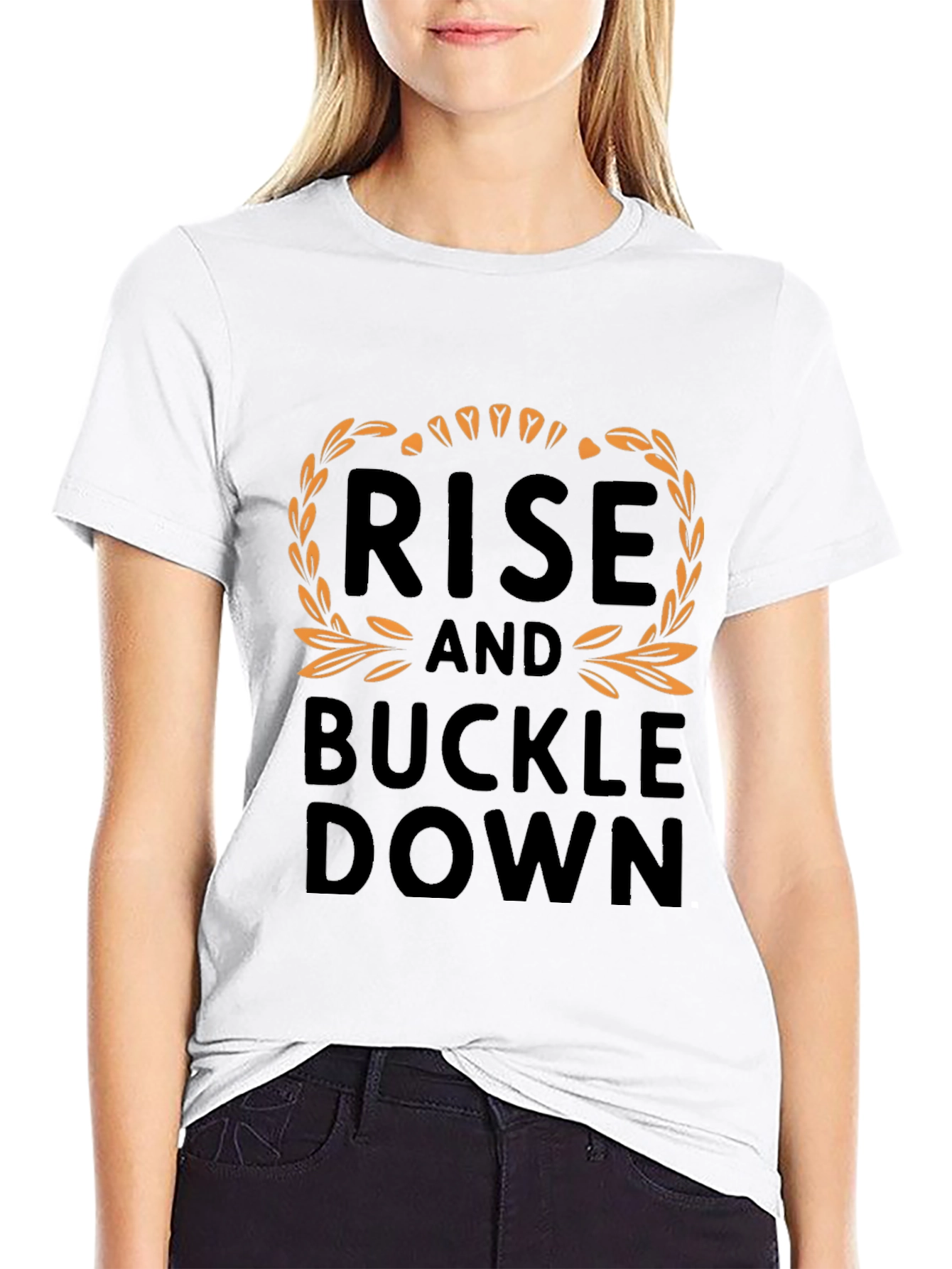 Rise and Buckle Down Graphic T-Shirt