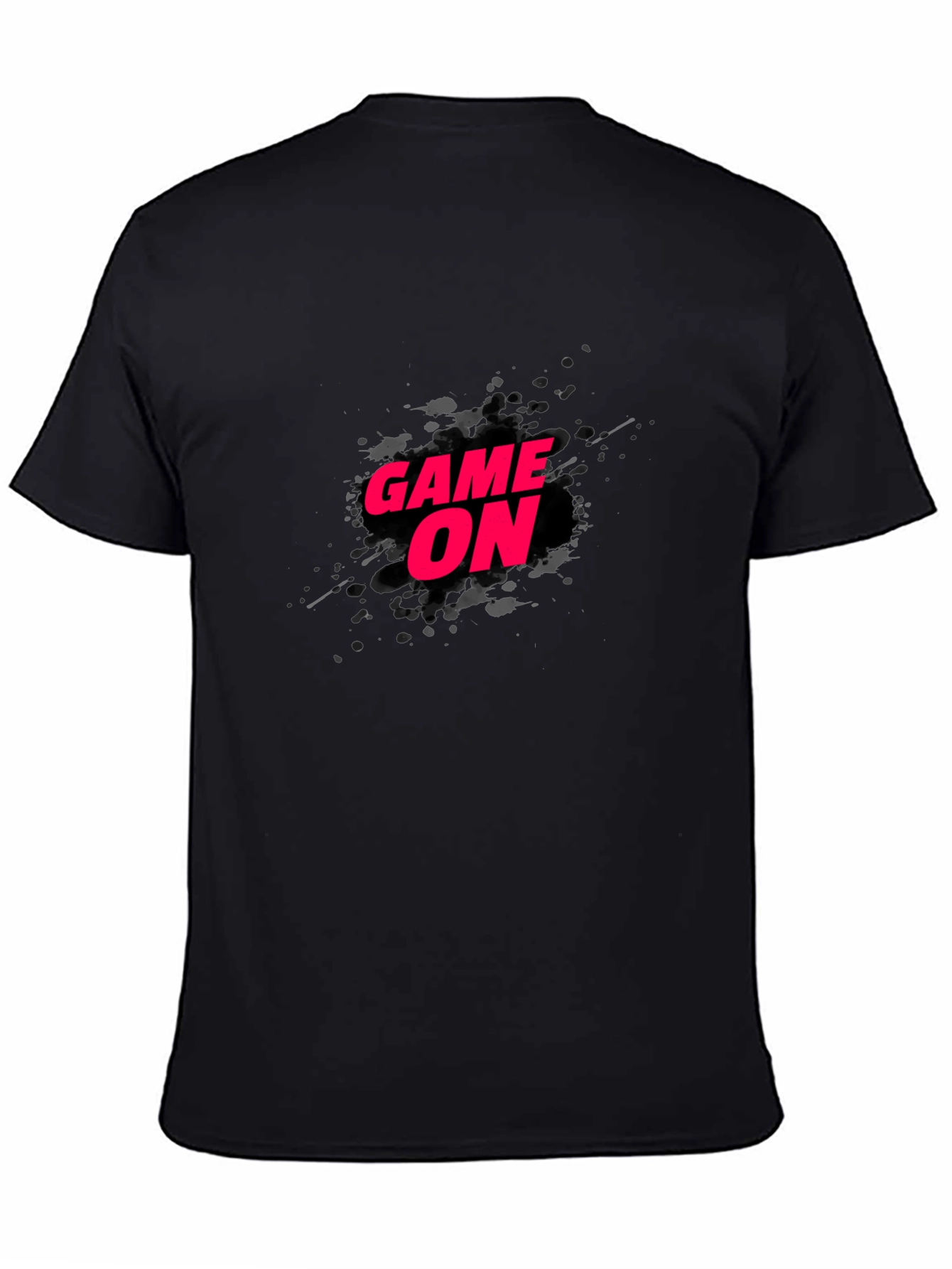 Game On Black T-Shirt - Stylish Gaming Apparel