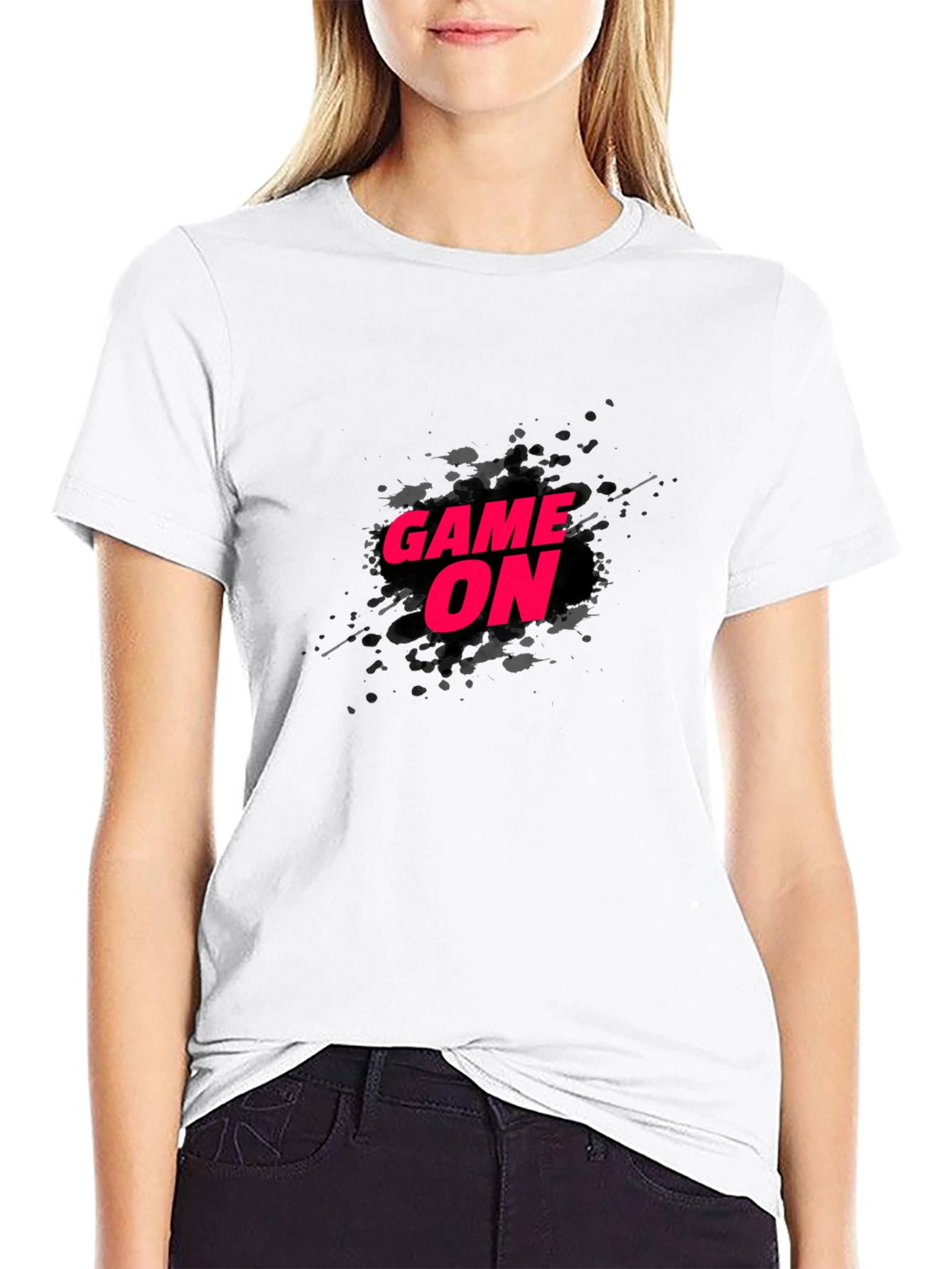 Game On Black T-Shirt - Stylish Gaming Apparel