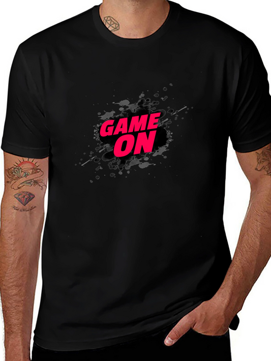Game On Black T-Shirt - Stylish Gaming Apparel