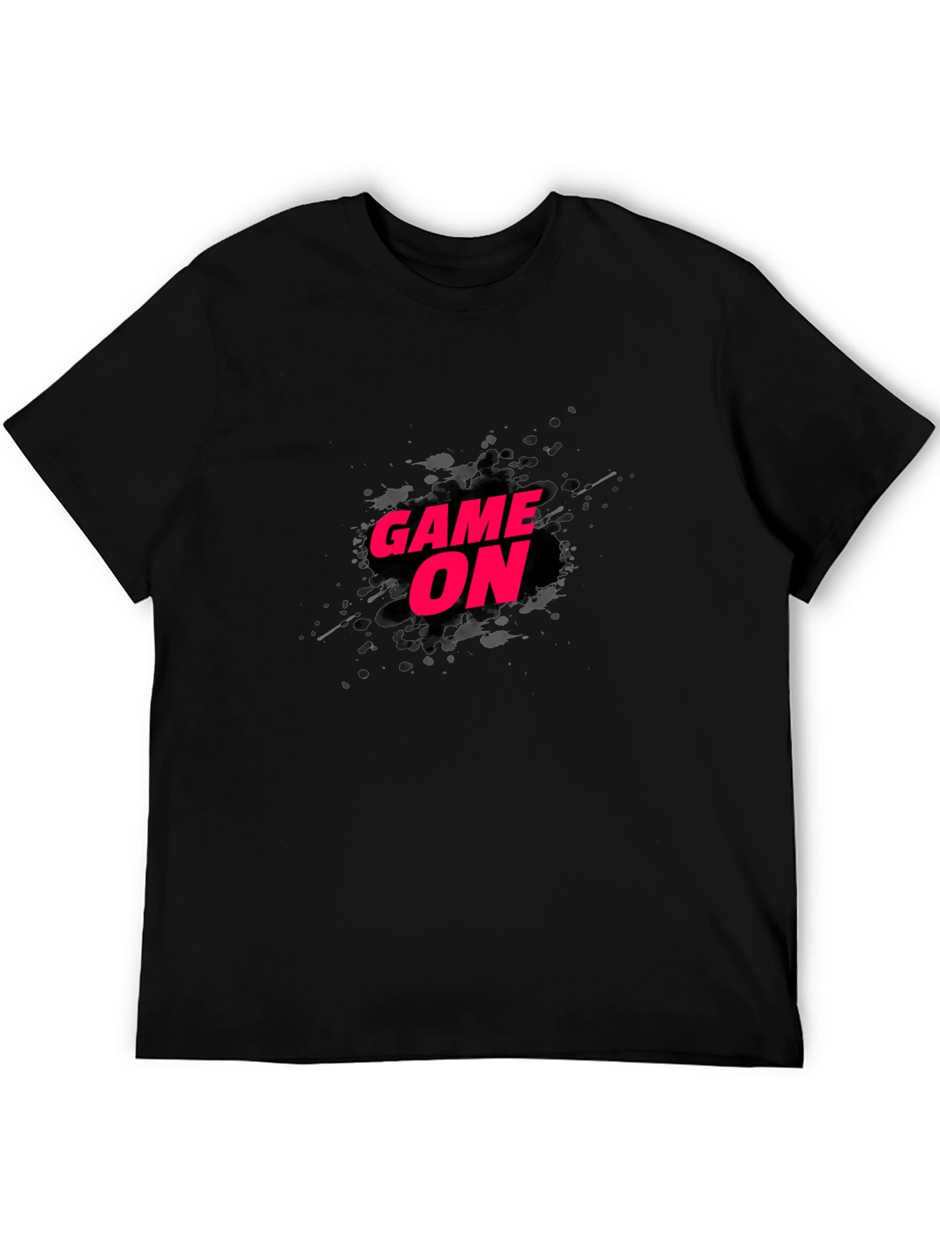 Game On Black T-Shirt - Stylish Gaming Apparel