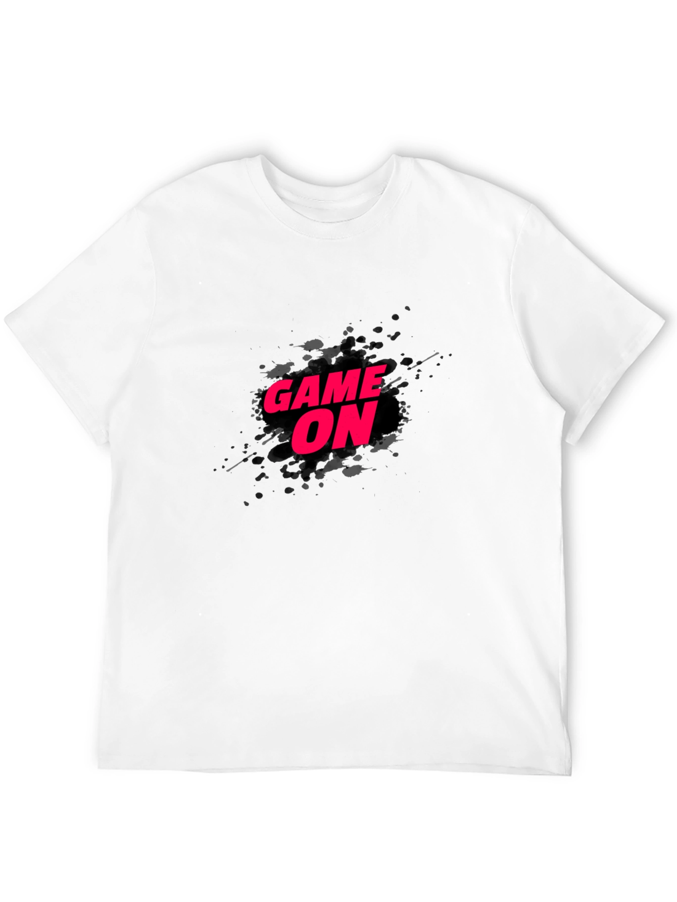 Game On Black T-Shirt - Stylish Gaming Apparel
