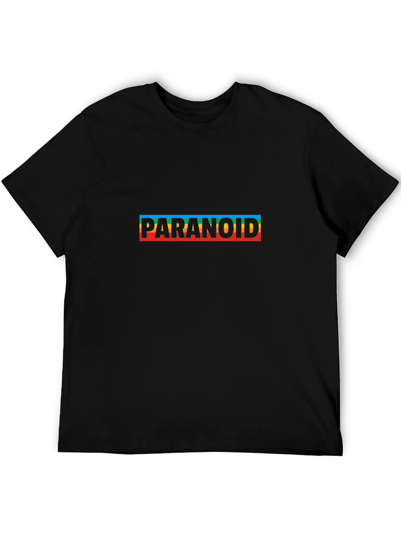 Paranoid Graphic Tee - Bold Statement Shirt