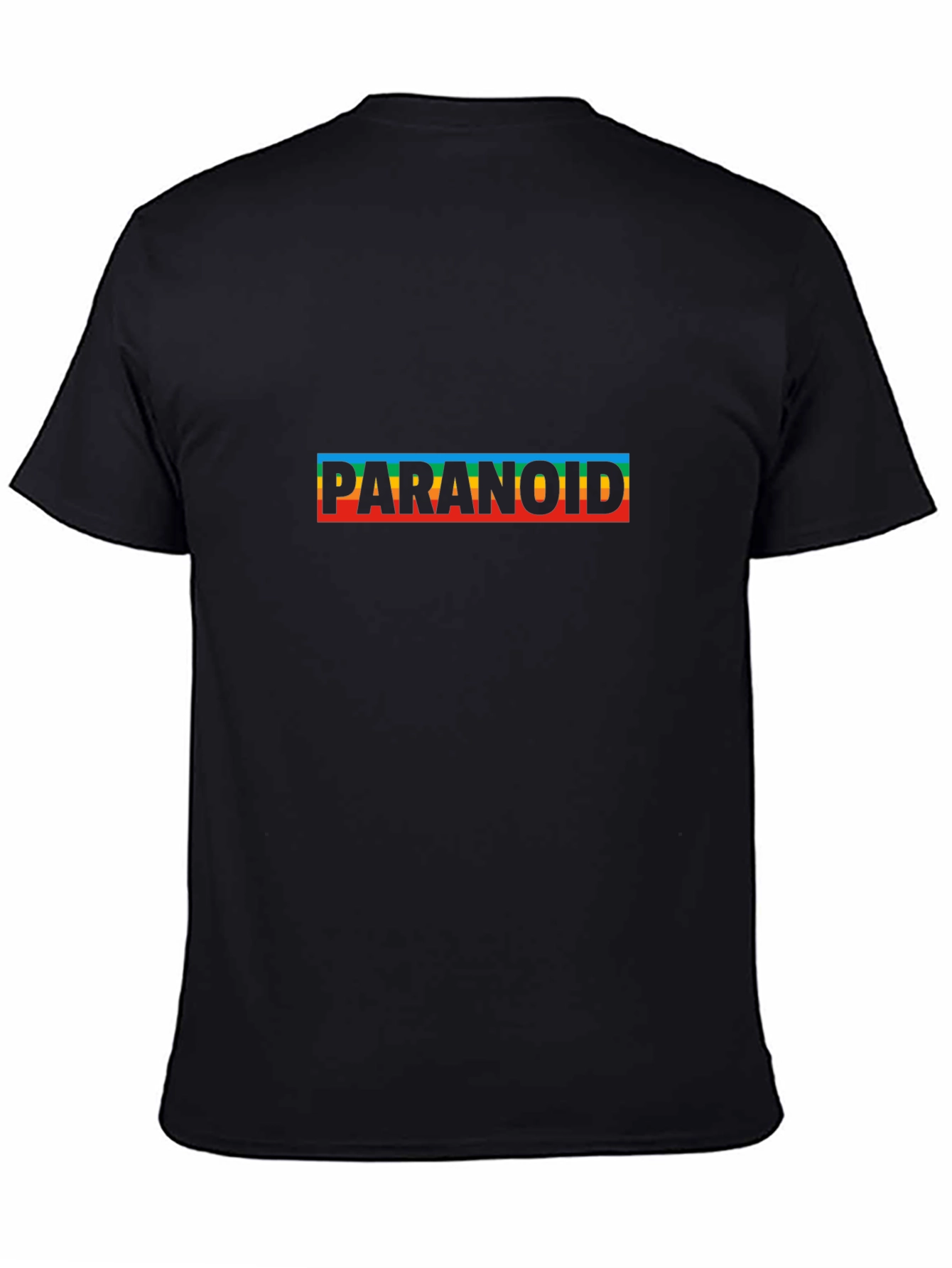 Paranoid Graphic Tee - Bold Statement Shirt