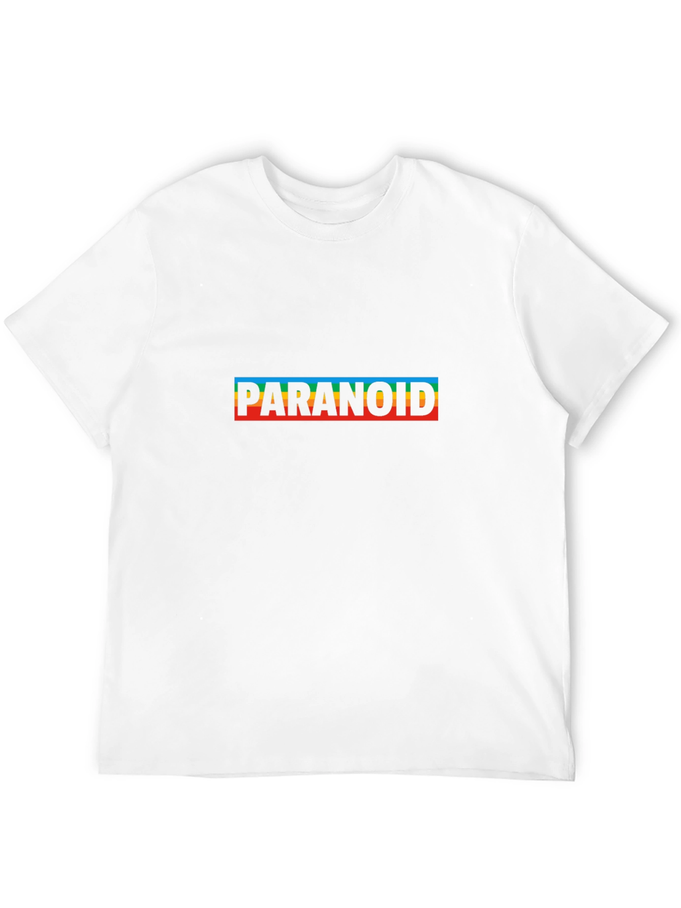 Paranoid Graphic Tee - Bold Statement Shirt