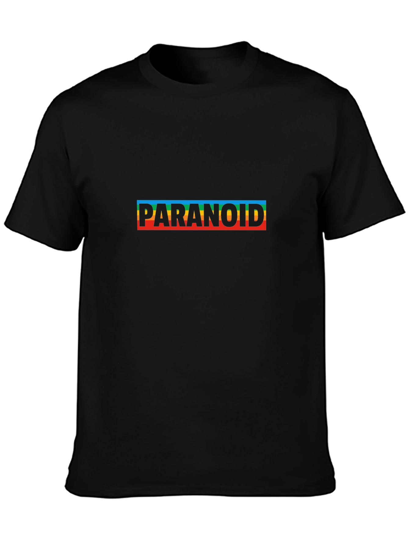 Paranoid Graphic Tee - Bold Statement Shirt