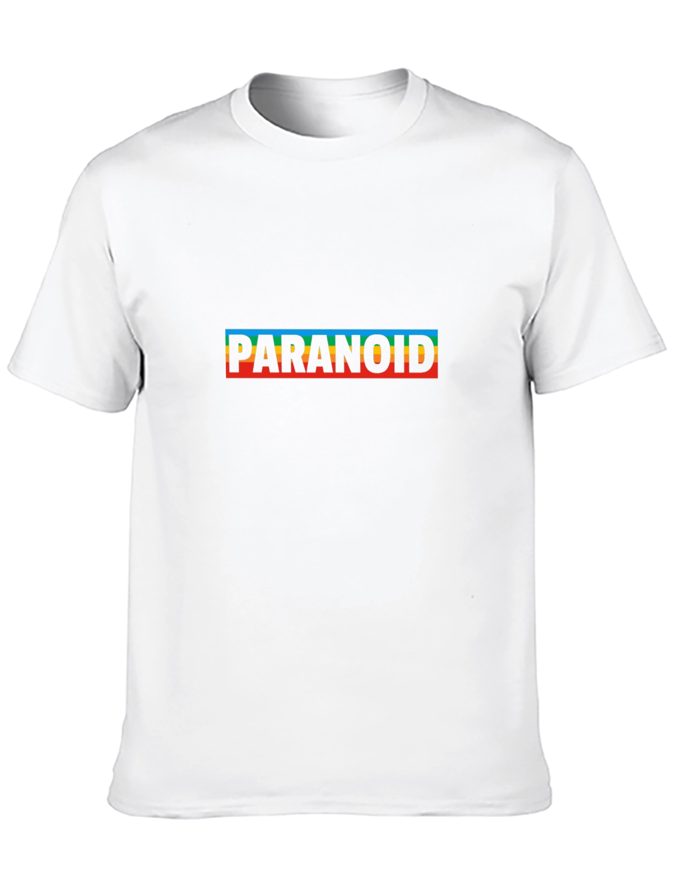 Paranoid Graphic Tee - Bold Statement Shirt