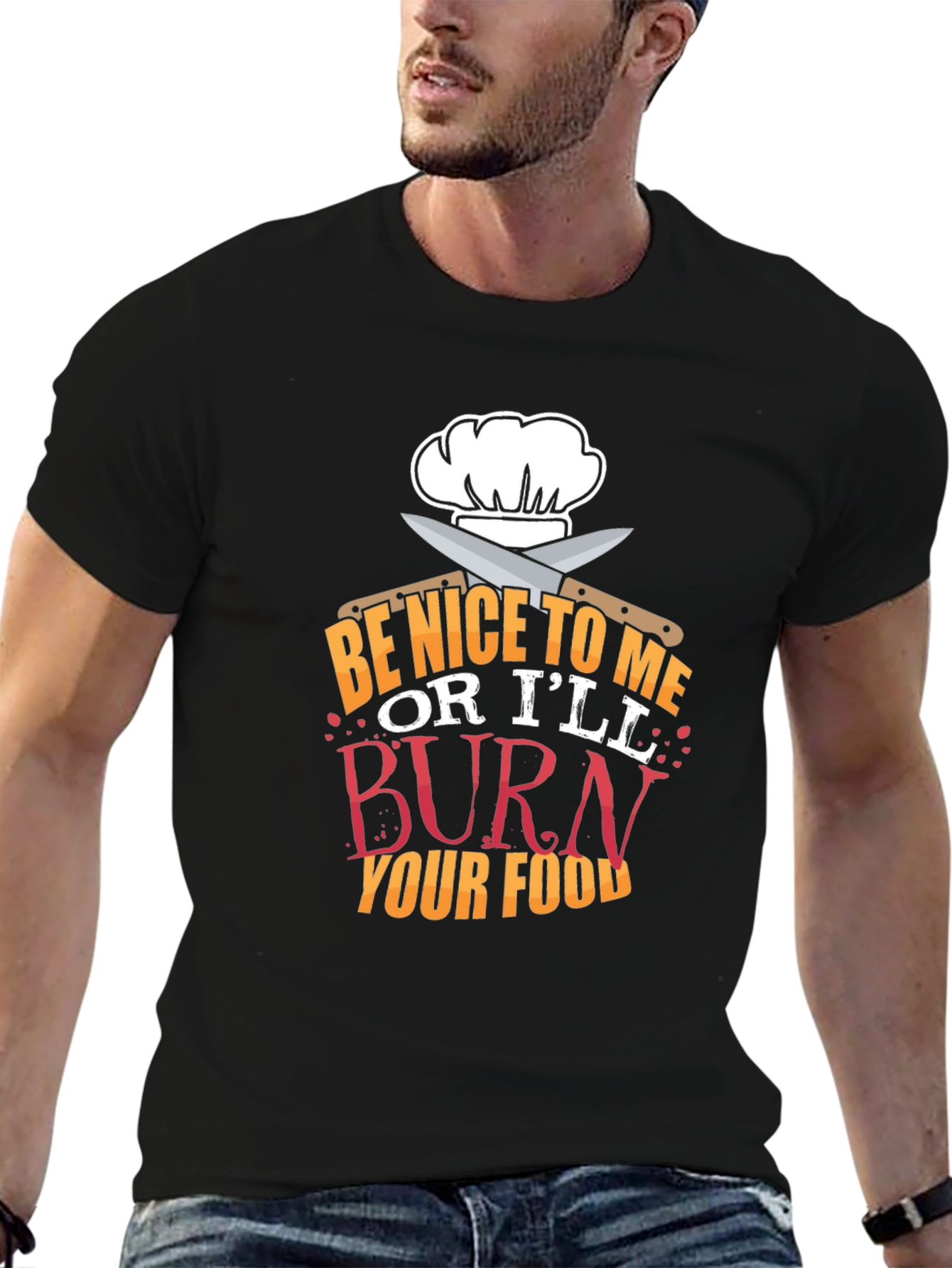 Be Nice Or Ill Burn Your Food T-Shirt