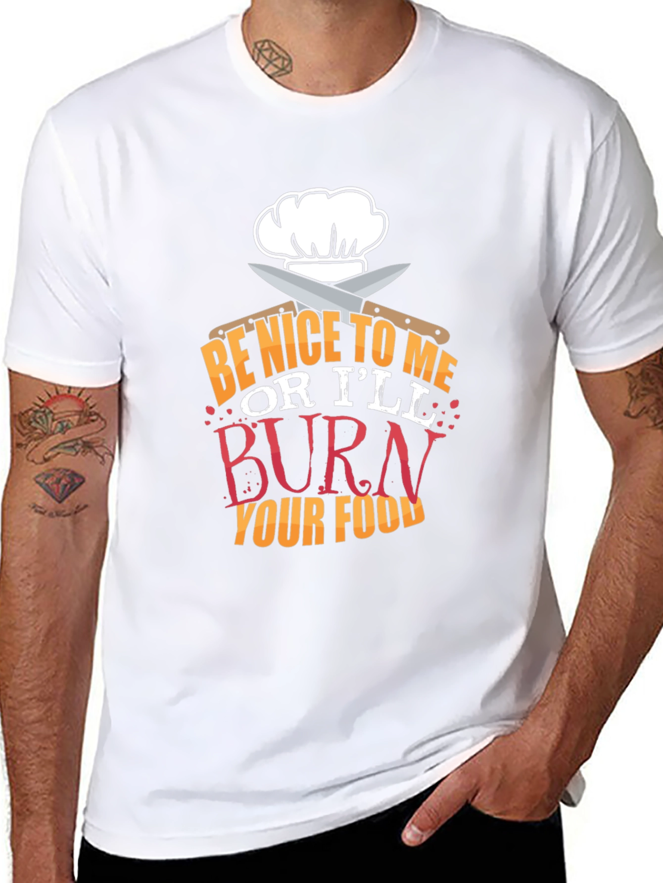 Be Nice Or Ill Burn Your Food T-Shirt