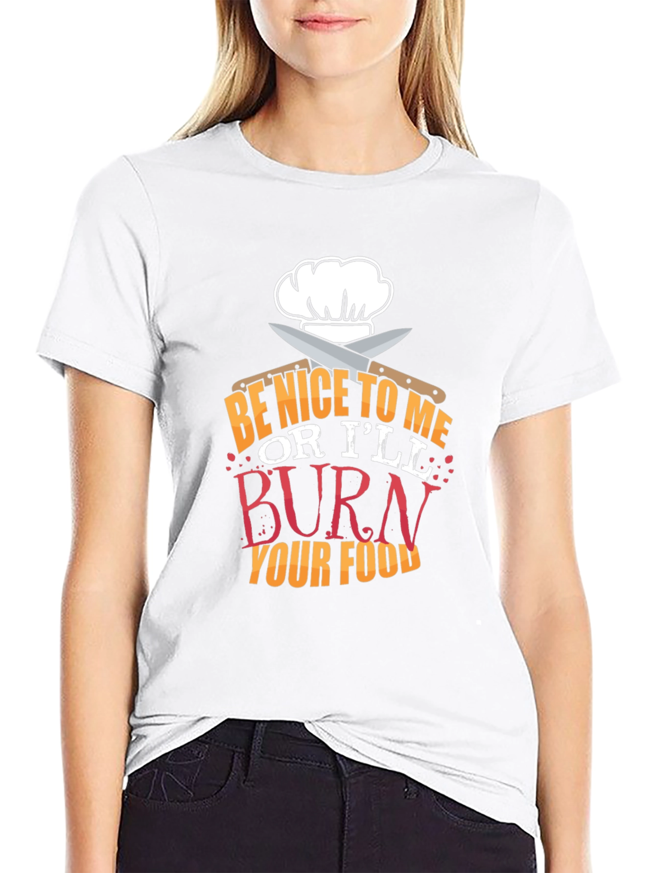 Be Nice Or Ill Burn Your Food T-Shirt