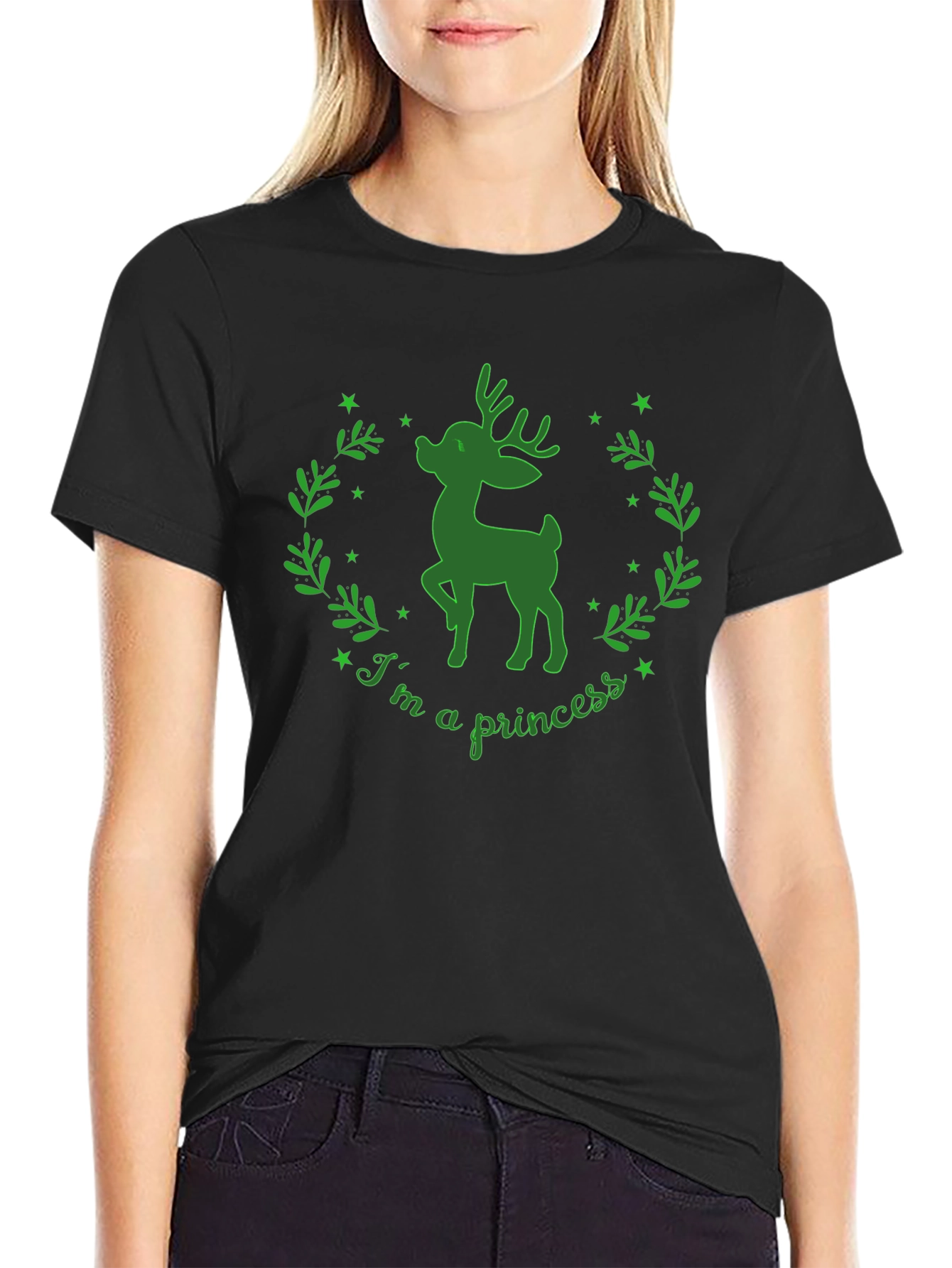 Reindeer Princess Graphic T-Shirt