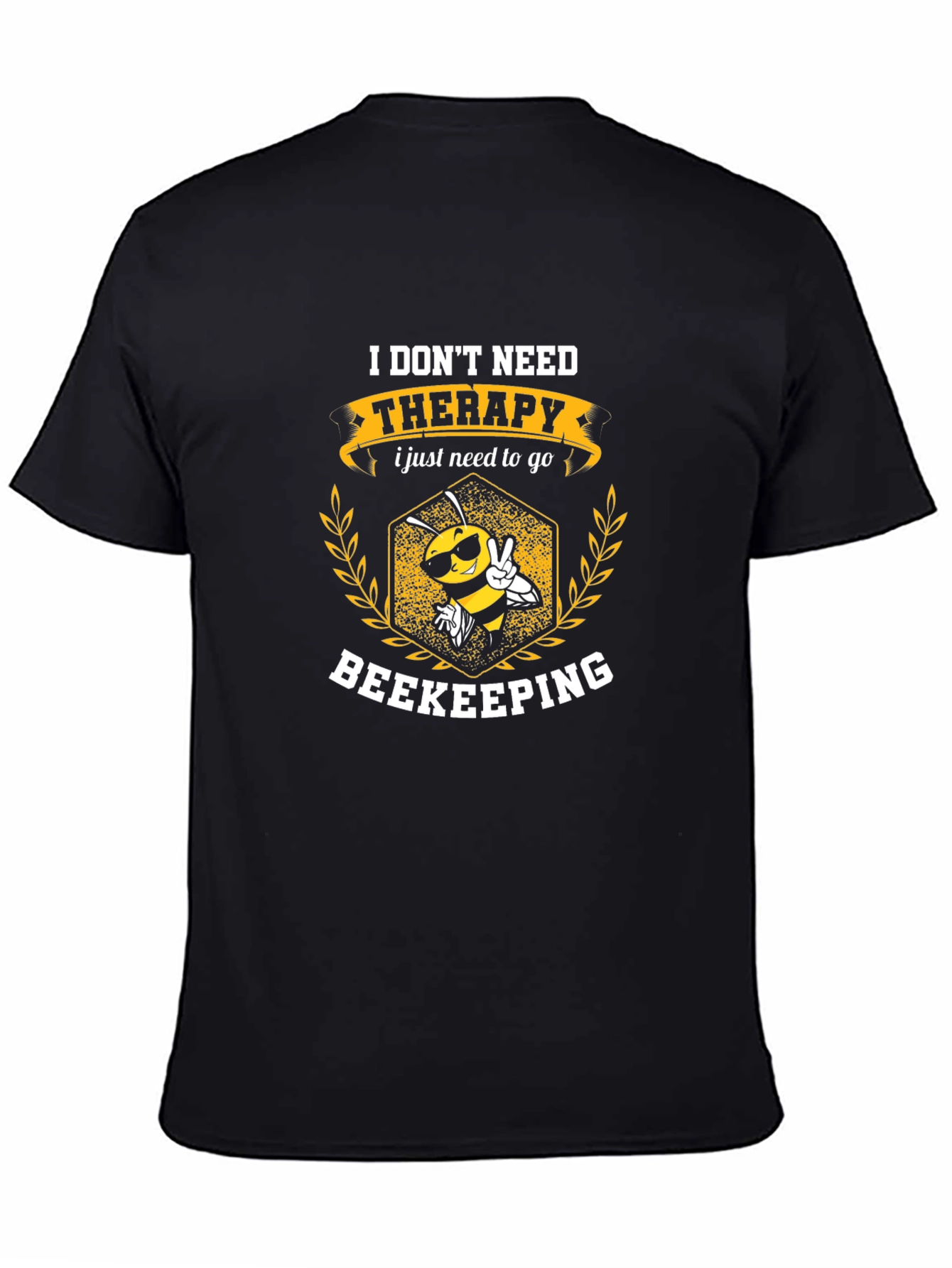 Beekeeping Therapy T-Shirt - Funny Beekeeper Gift