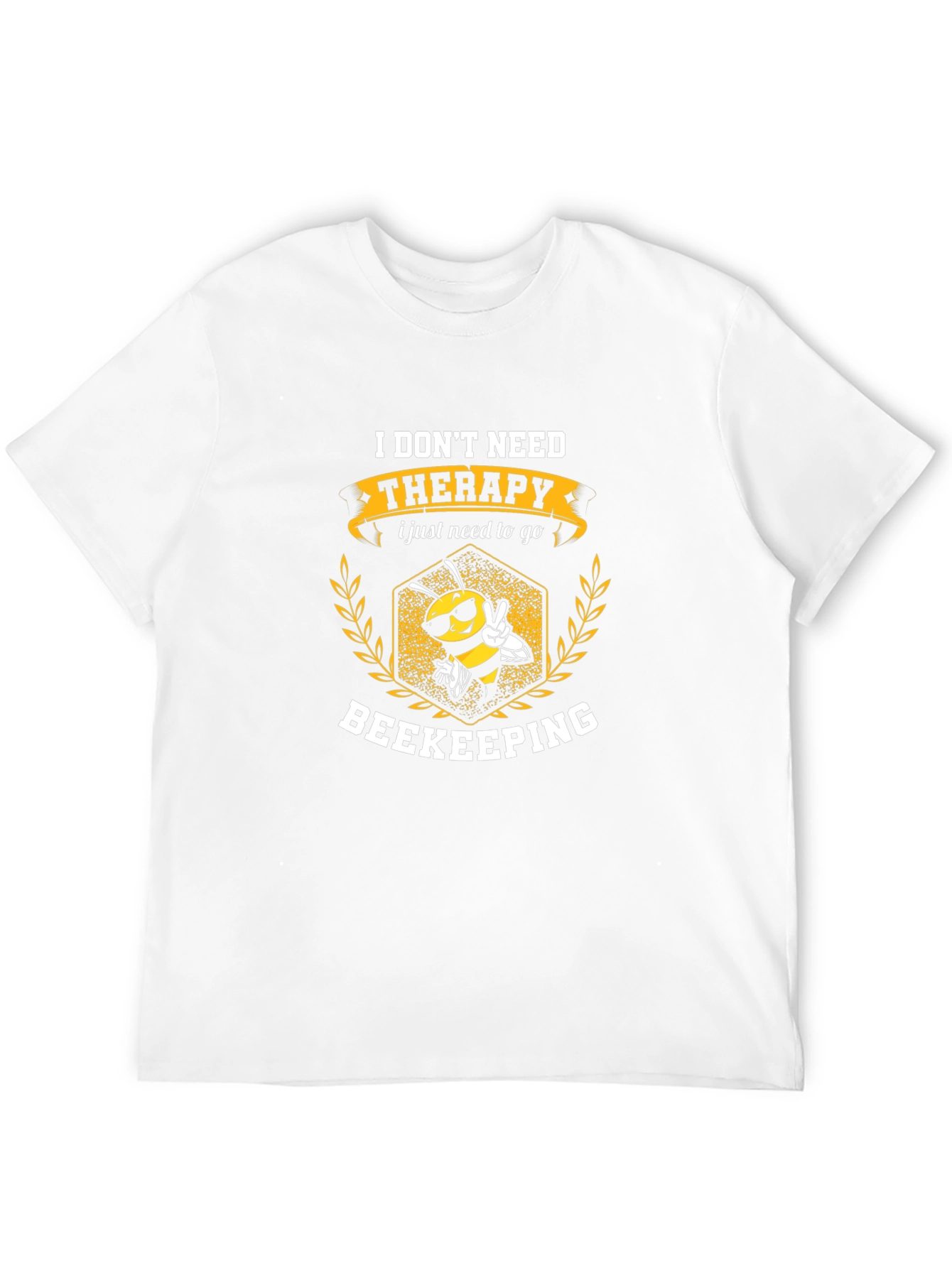 Beekeeping Therapy T-Shirt - Funny Beekeeper Gift