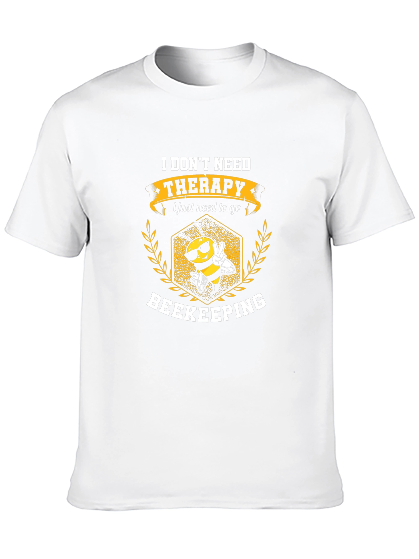 Beekeeping Therapy T-Shirt - Funny Beekeeper Gift