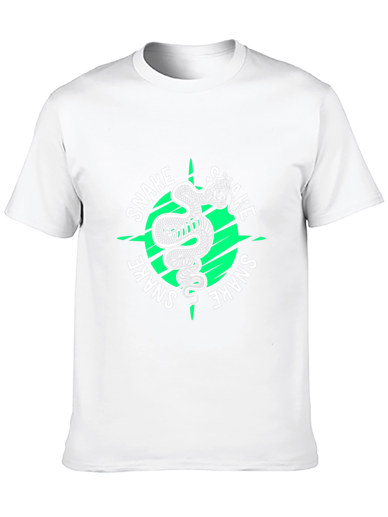 Snake Graphic Tee - Bold Serpent Design
