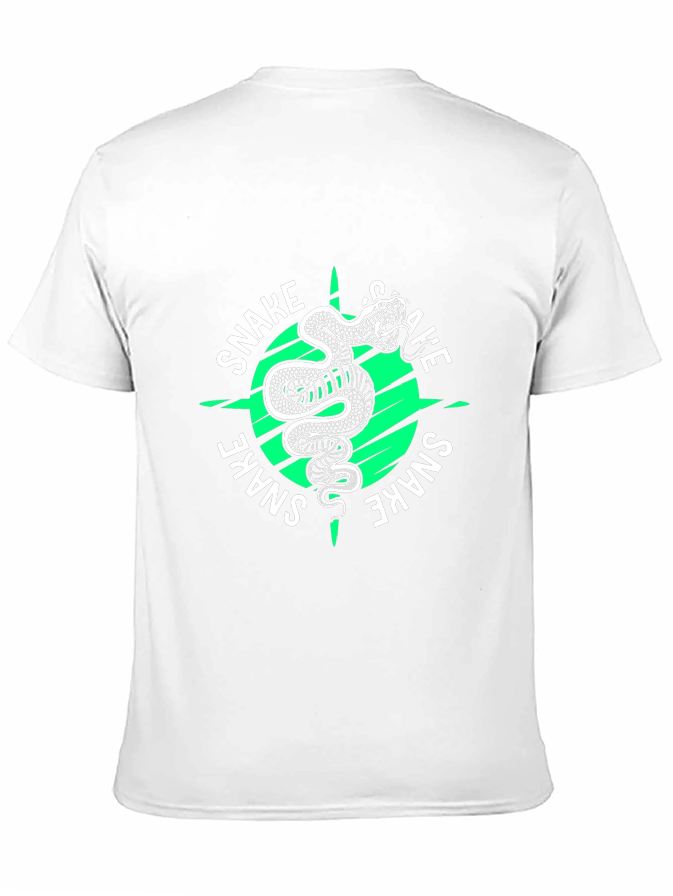 Snake Graphic Tee - Bold Serpent Design