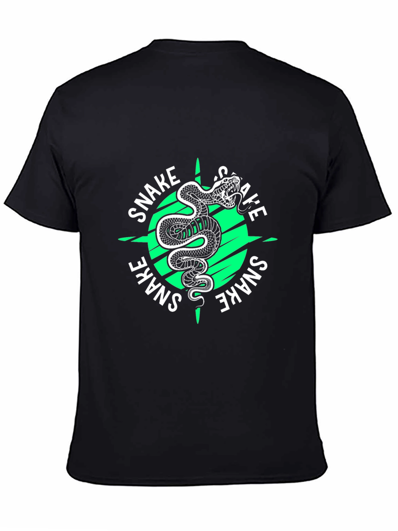 Snake Graphic Tee - Bold Serpent Design