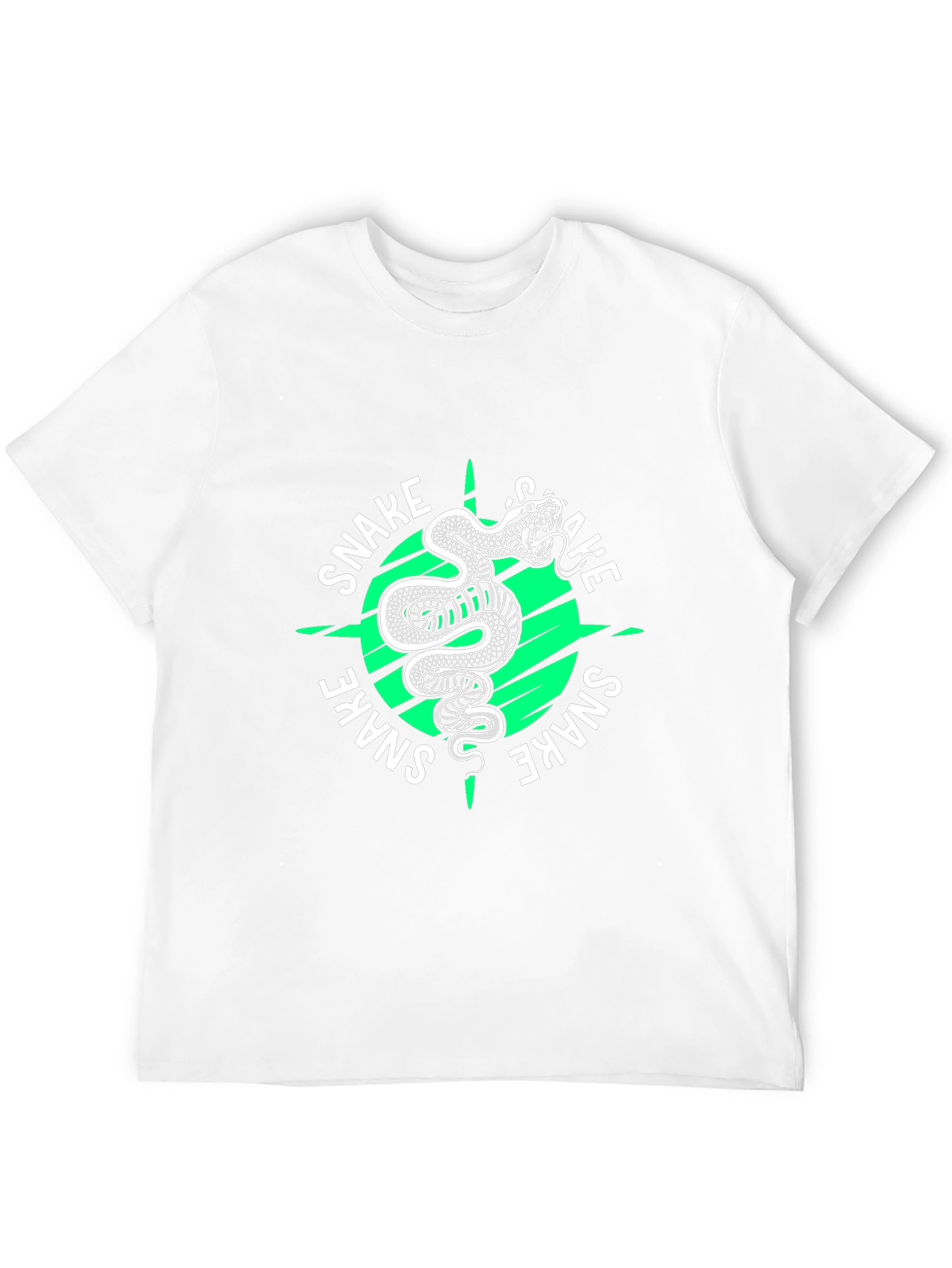 Snake Graphic Tee - Bold Serpent Design