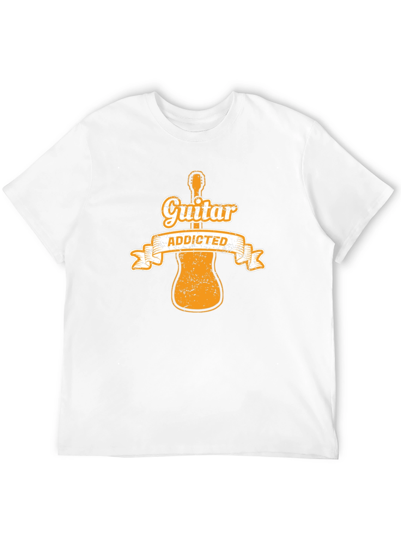 Guitar Addicted Graphic Tee - Musician T-Shirt