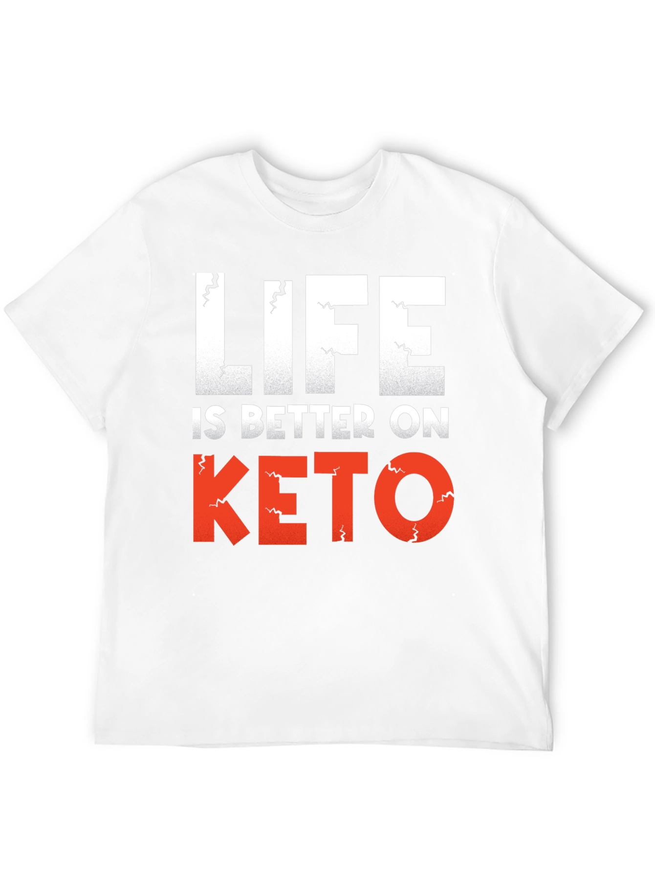 Life is Better on Keto Black Graphic Tee