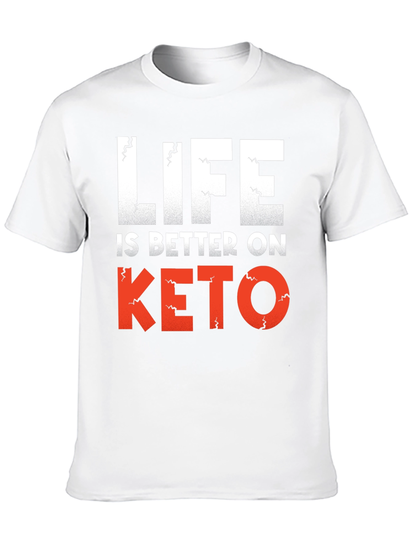 Life is Better on Keto Black Graphic Tee