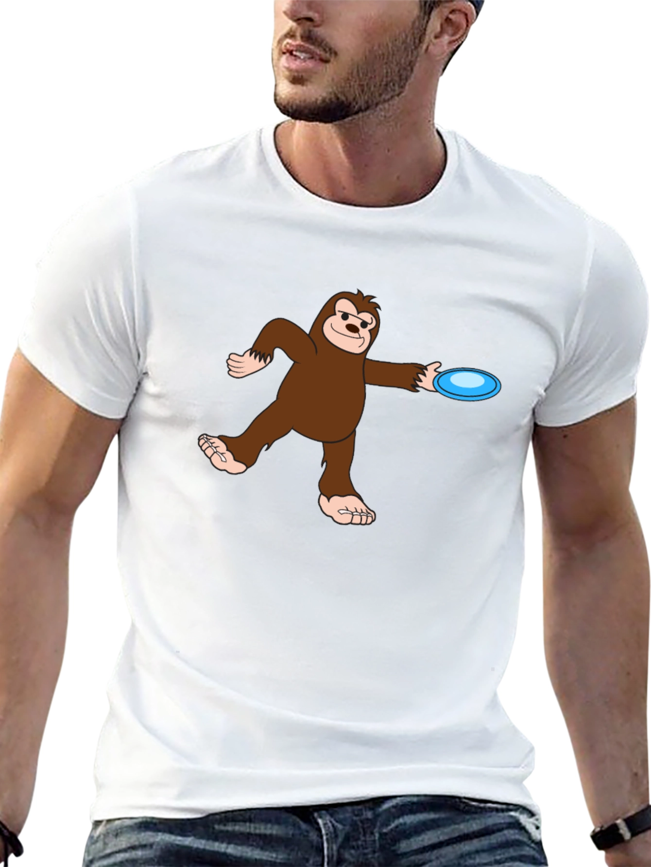 Sasquatch Frisbee T-Shirt