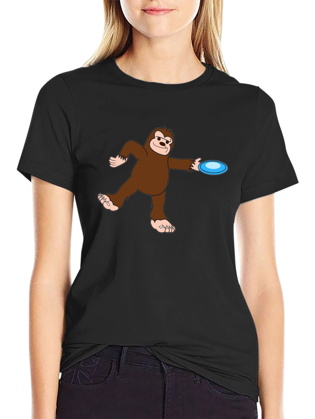 Sasquatch Frisbee T-Shirt