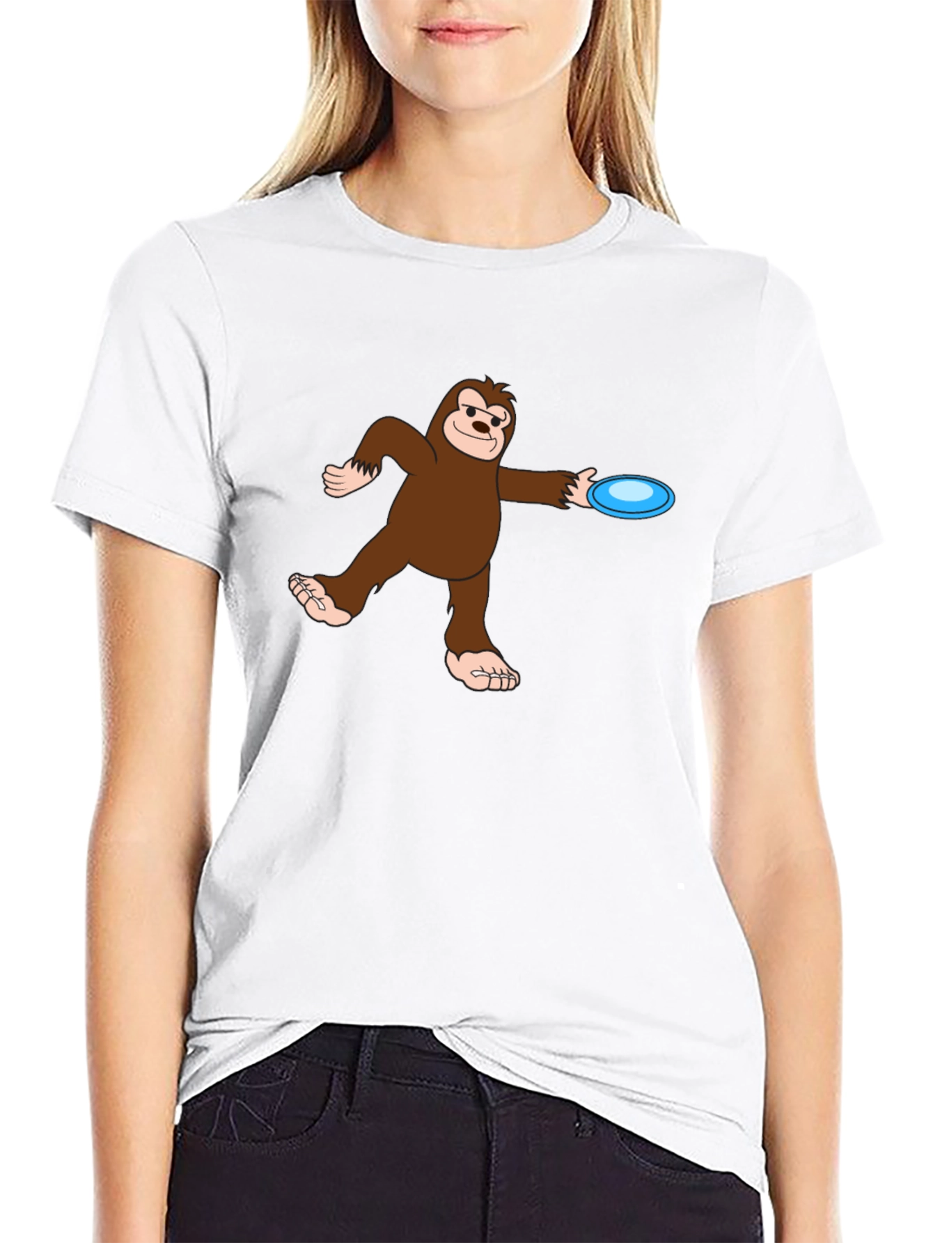 Sasquatch Frisbee T-Shirt