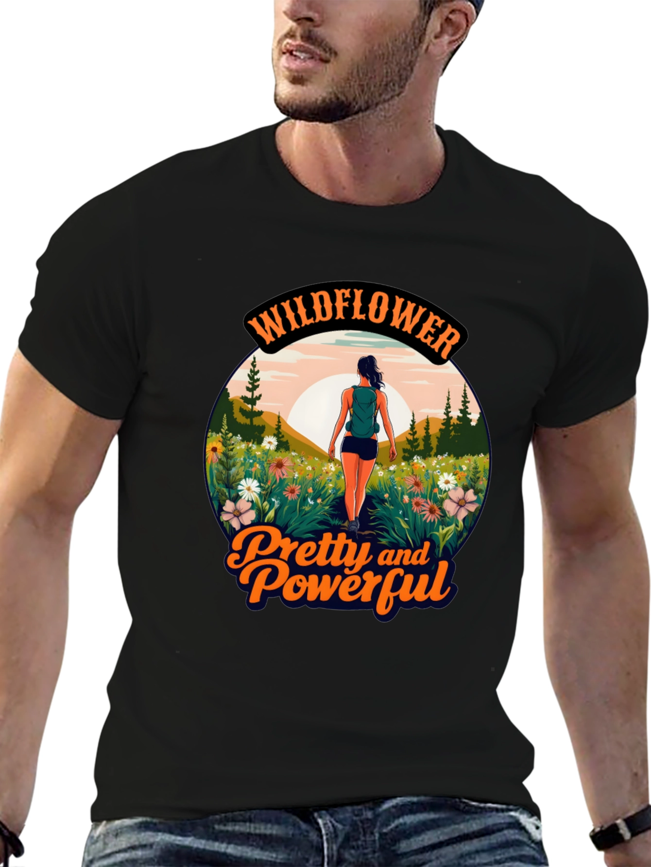 Wildflower Pretty and Powerful Graphic Tee