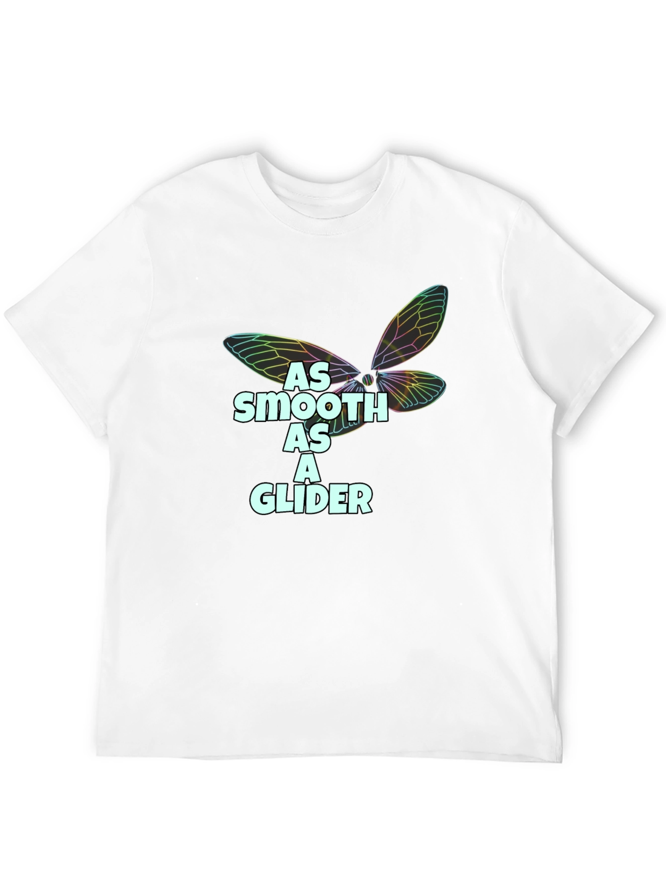 Smooth as a Glider Black T-Shirt