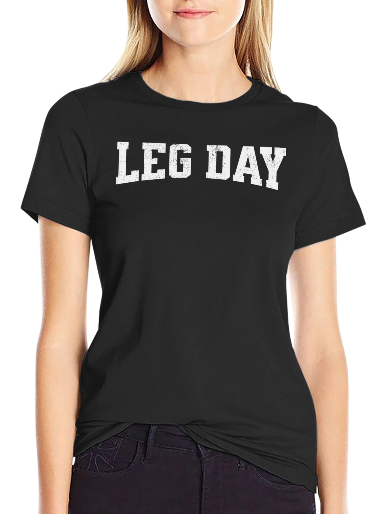 Leg Day Black T-Shirt