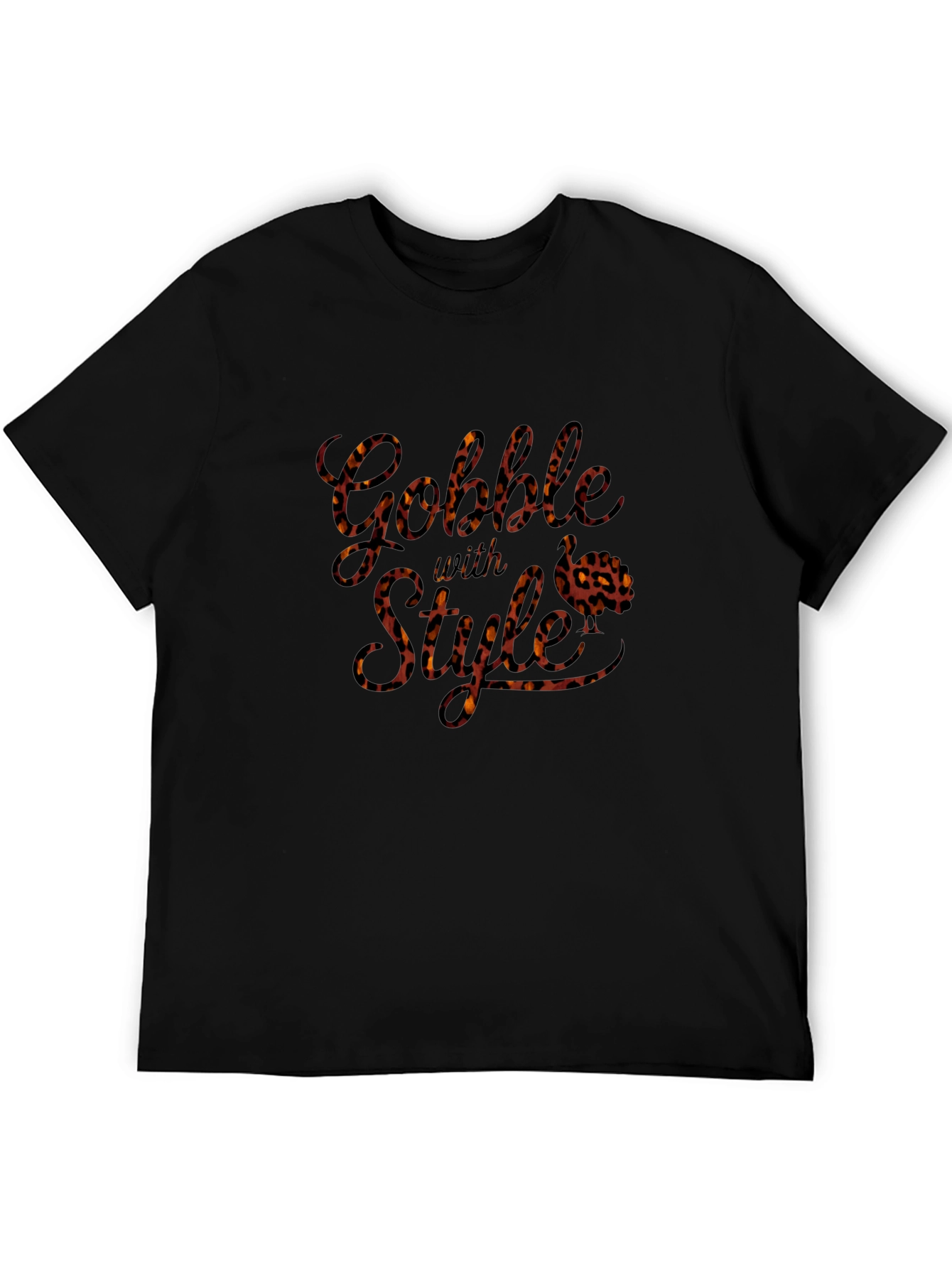 Gobble With Style Leopard Print T-Shirt