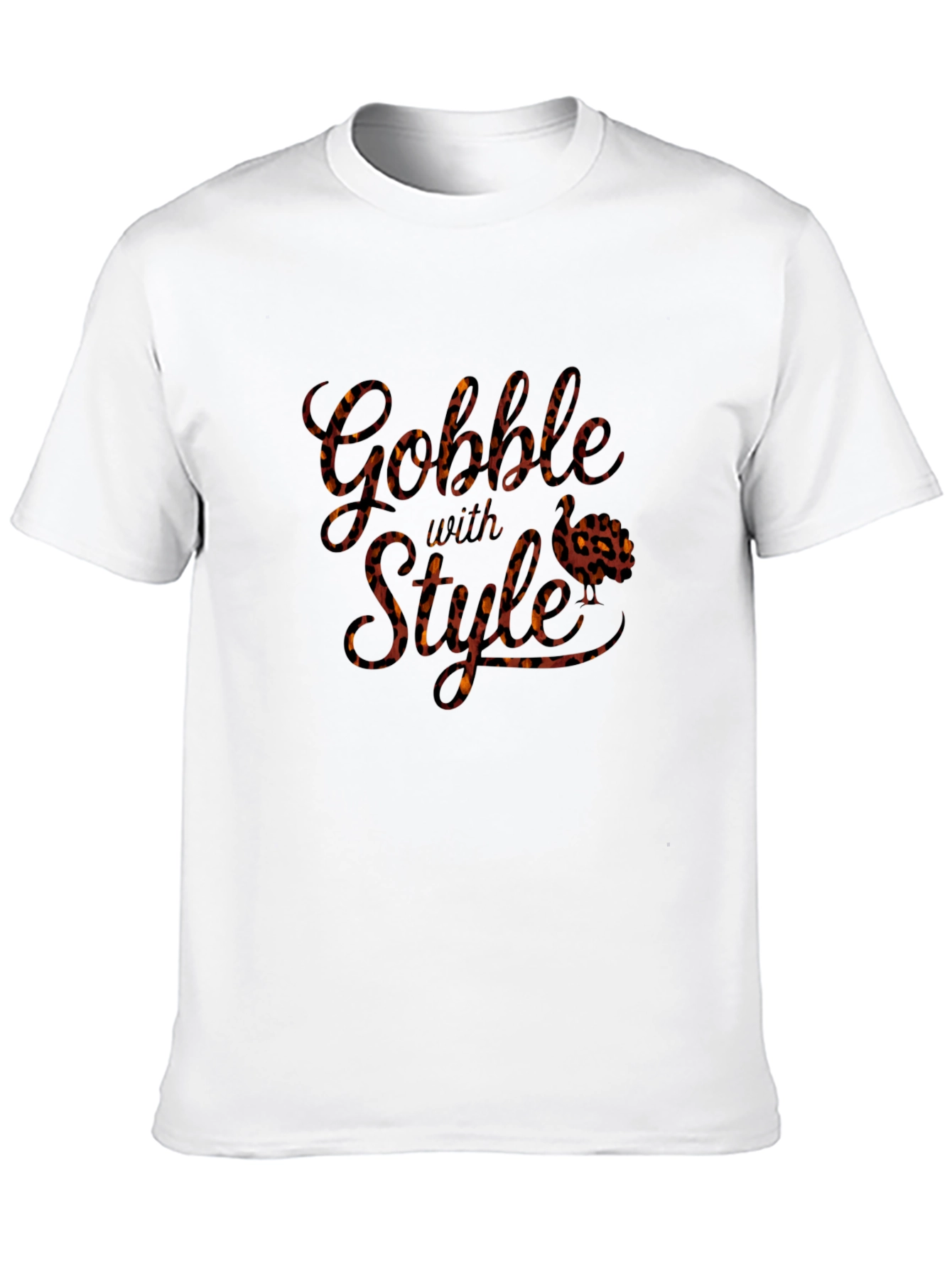 Gobble With Style Leopard Print T-Shirt