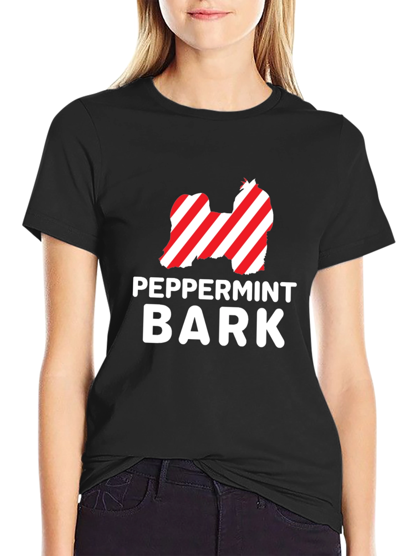 Peppermint Bark Dog Graphic Tee