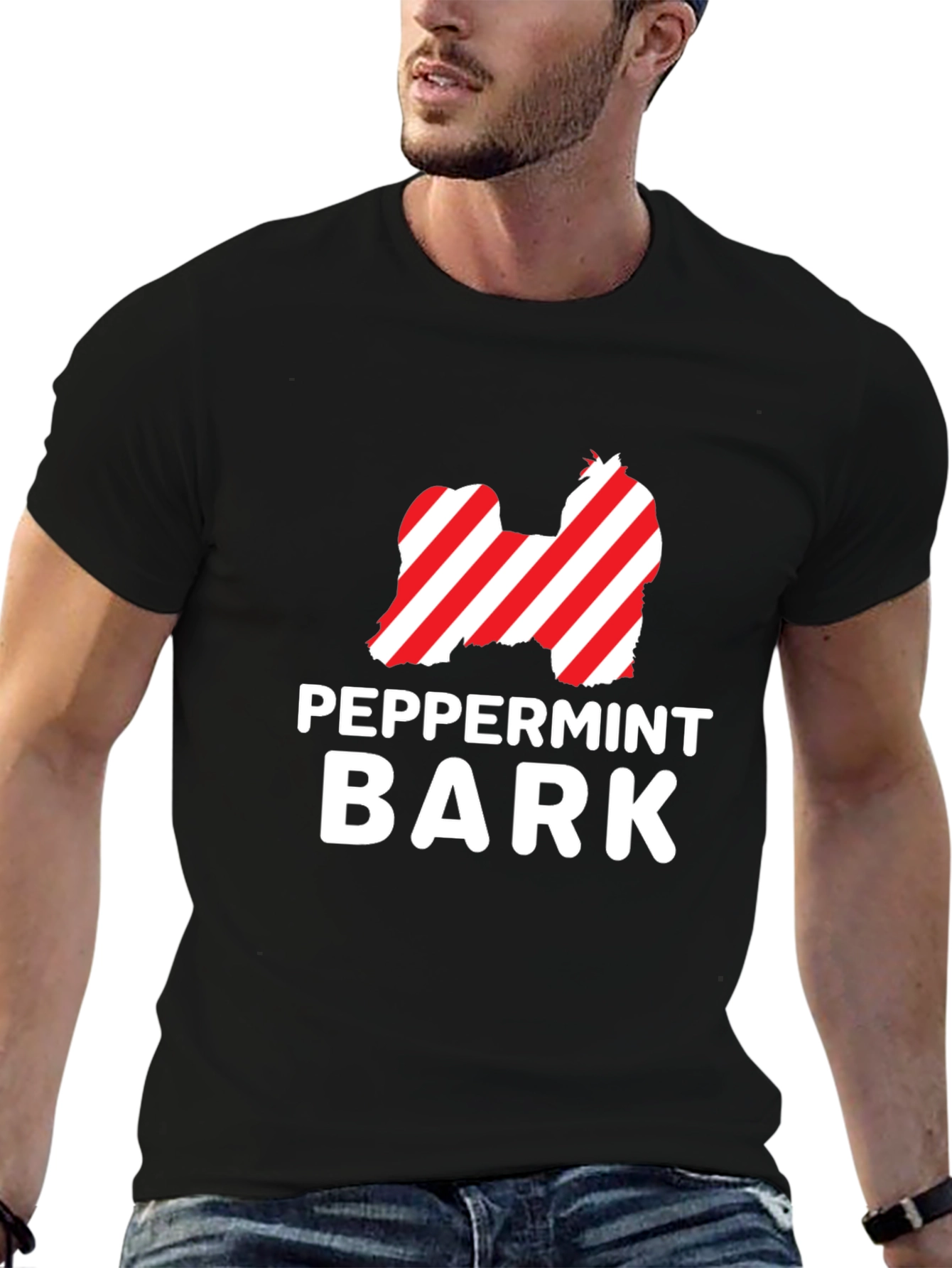 Peppermint Bark Dog Graphic Tee