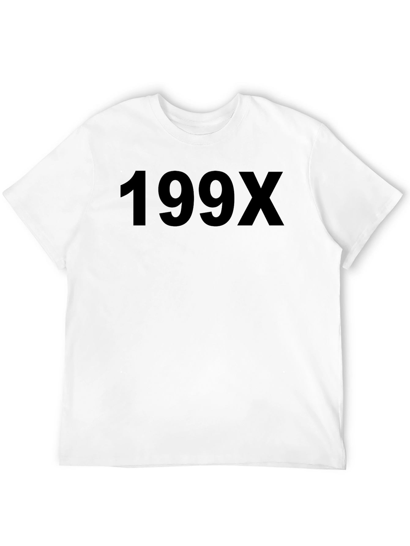 199X Retro Graphic Tee - Classic Black T-Shirt