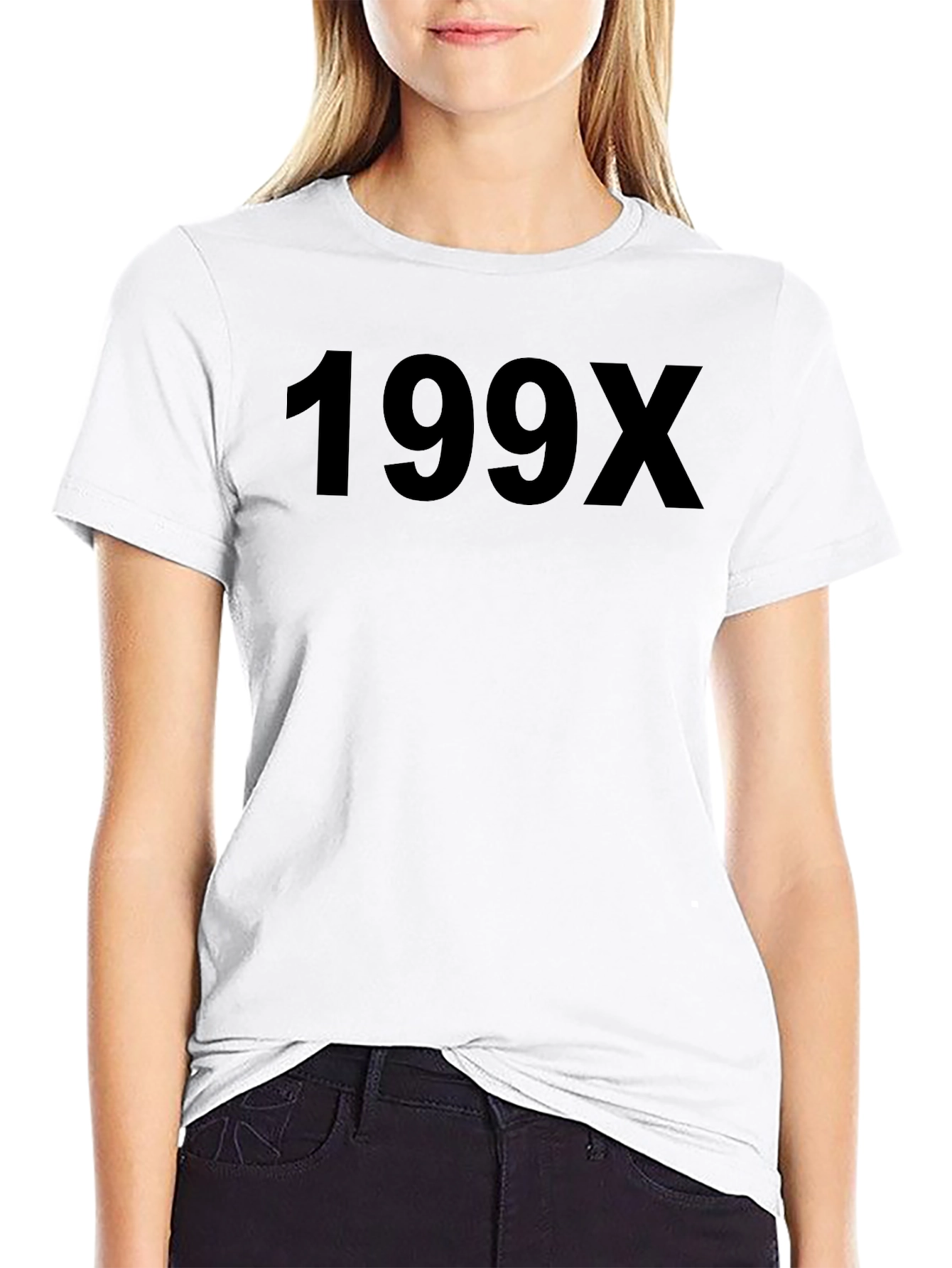 199X Retro Graphic Tee - Classic Black T-Shirt