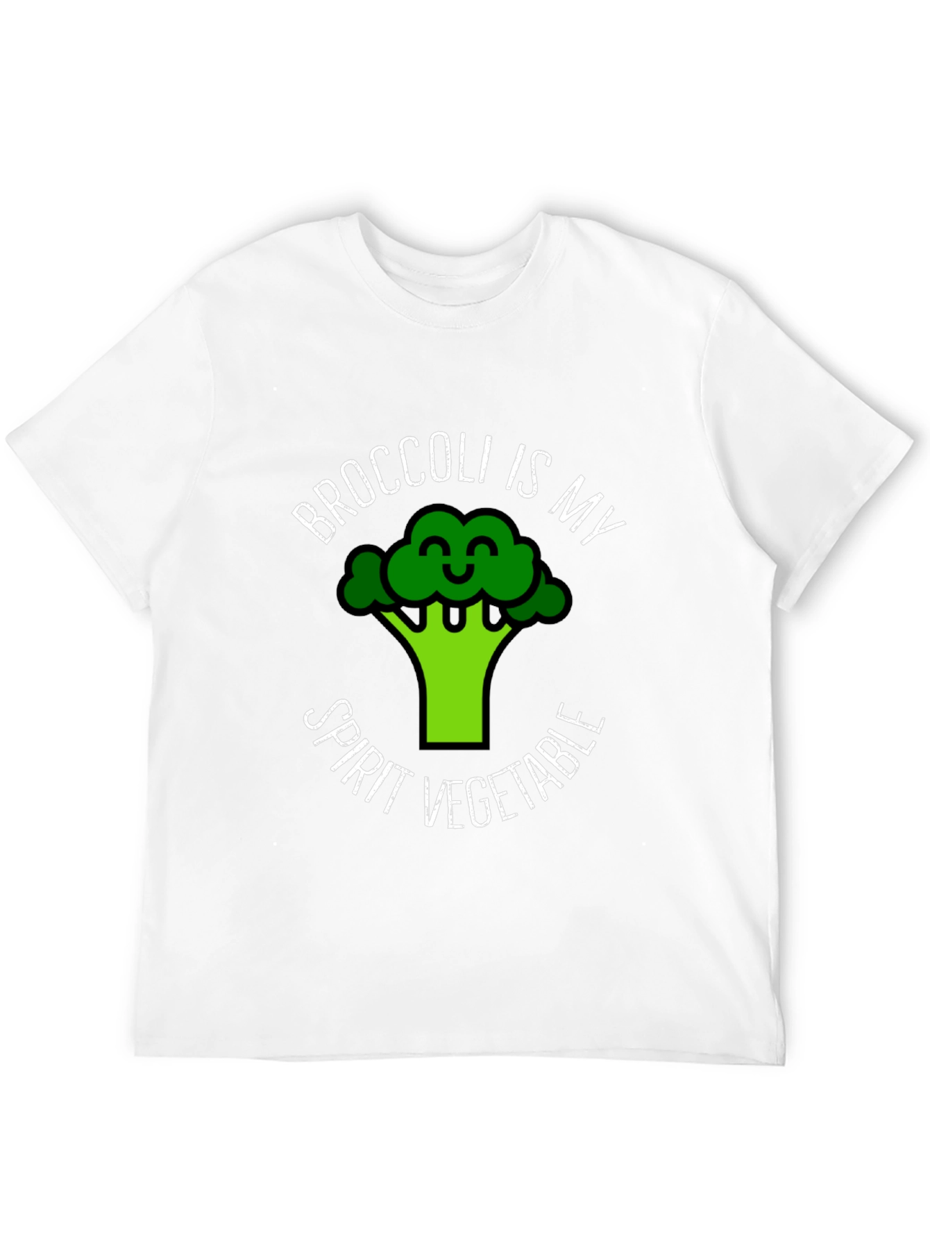 Broccoli Spirit Vegetable T-Shirt - Funny Vegan Tee
