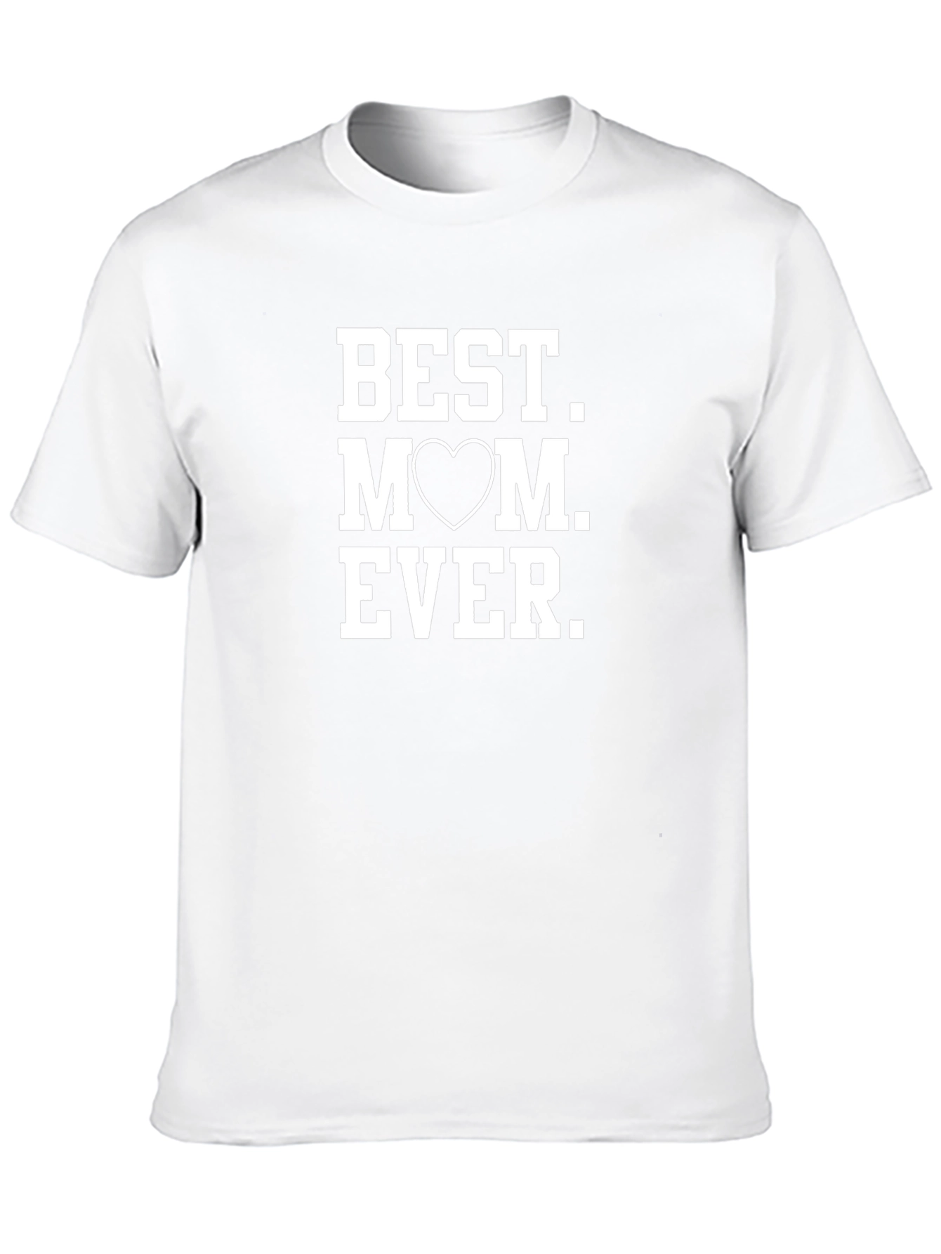 Best Mom Ever Graphic Tee - Black Casual T-Shirt