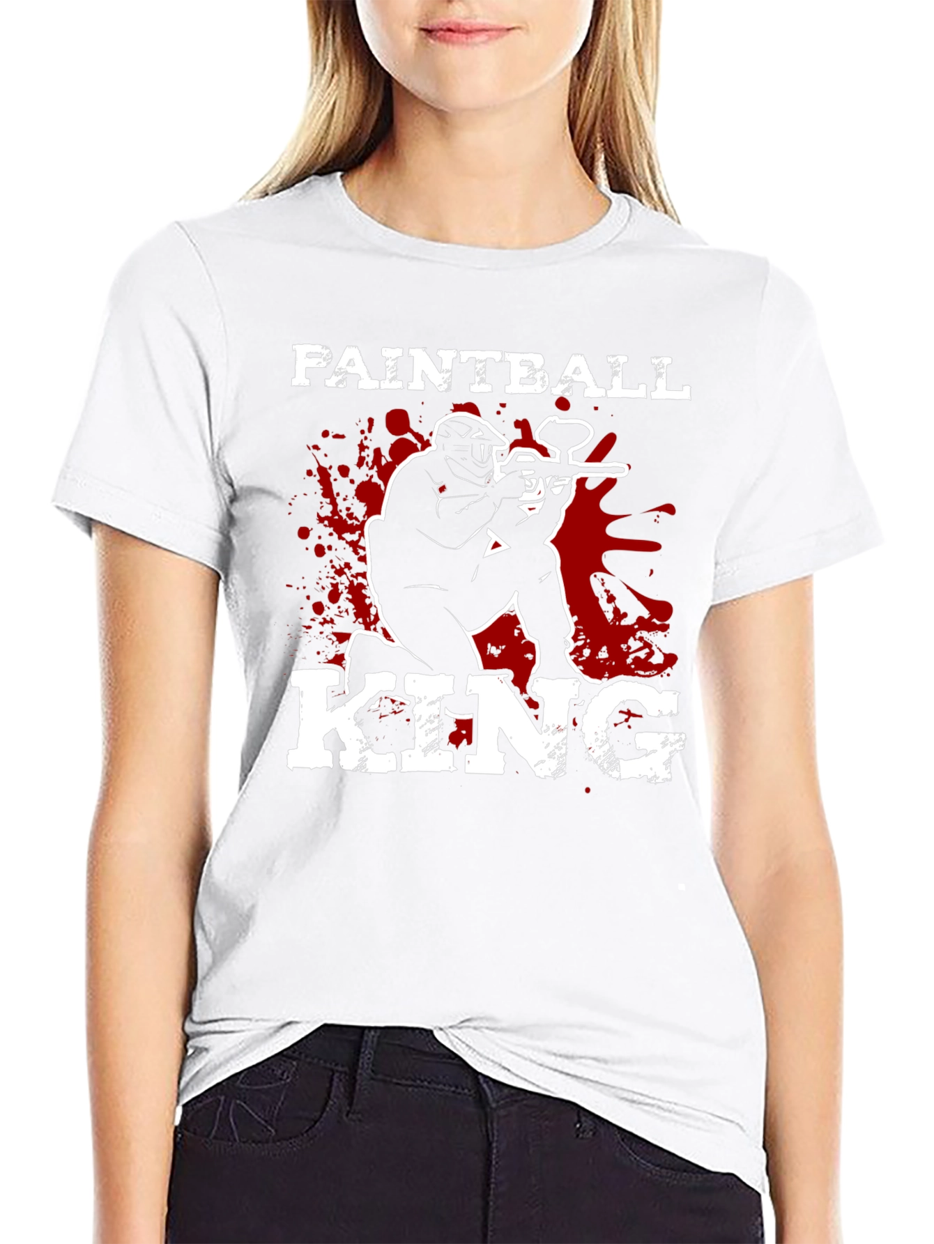 Paintball King Black Graphic T-Shirt