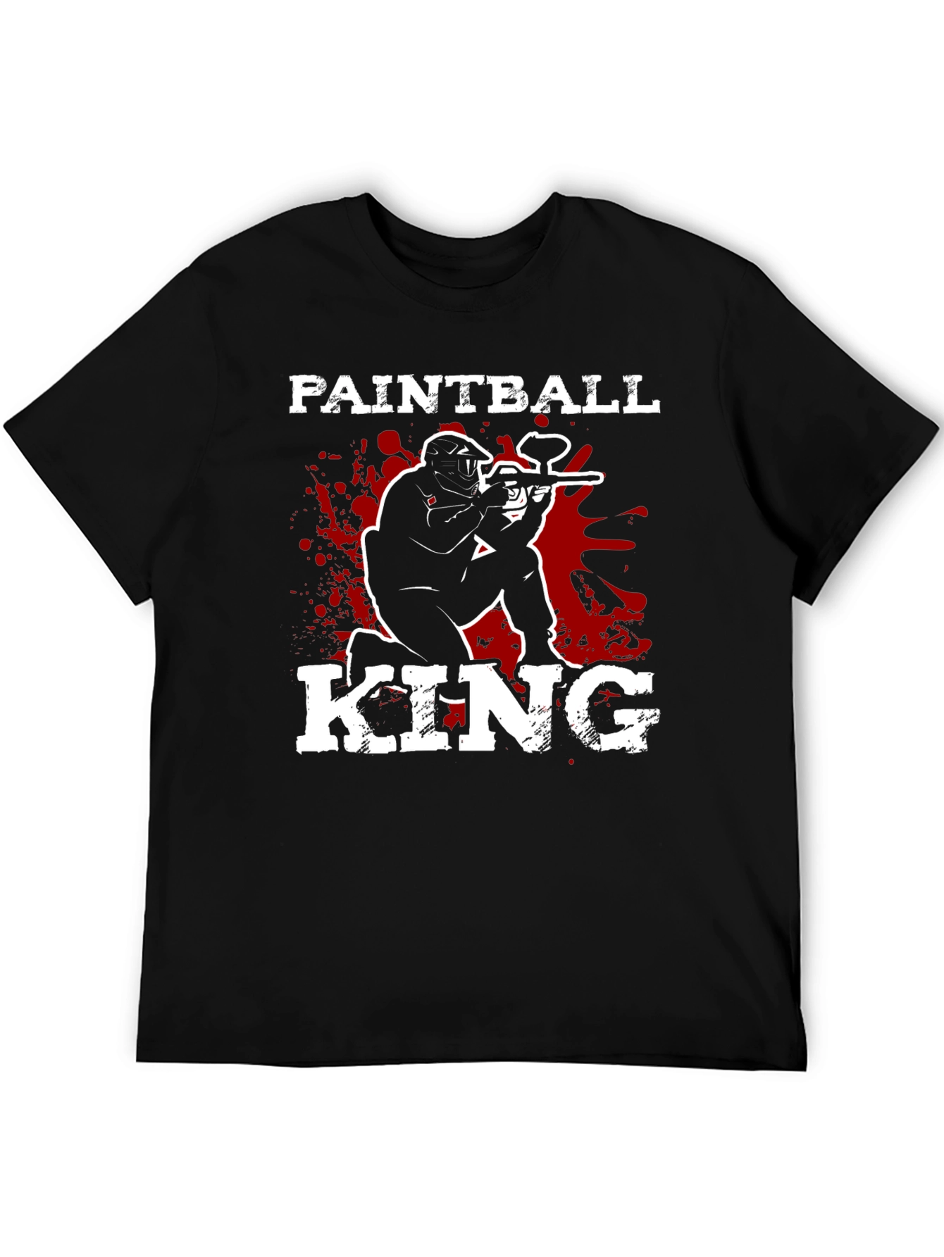 Paintball King Black Graphic T-Shirt
