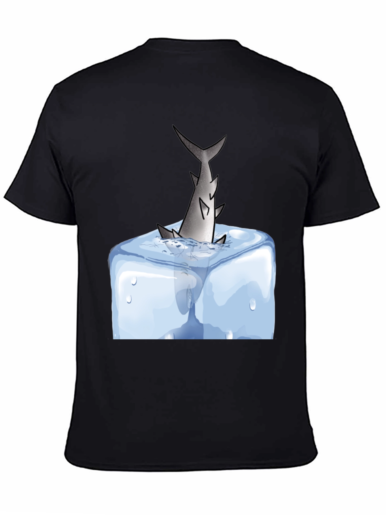 Shark in Ice T-Shirt - Cool Graphic Tee