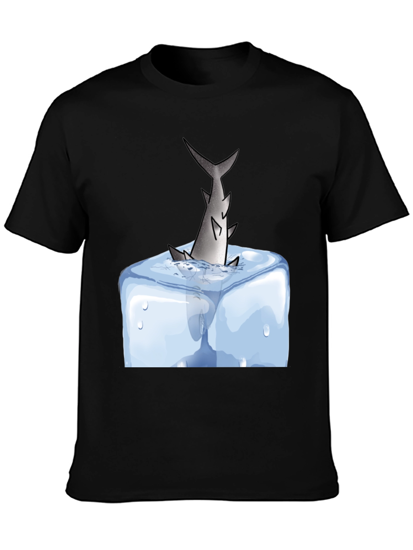 Shark in Ice T-Shirt - Cool Graphic Tee