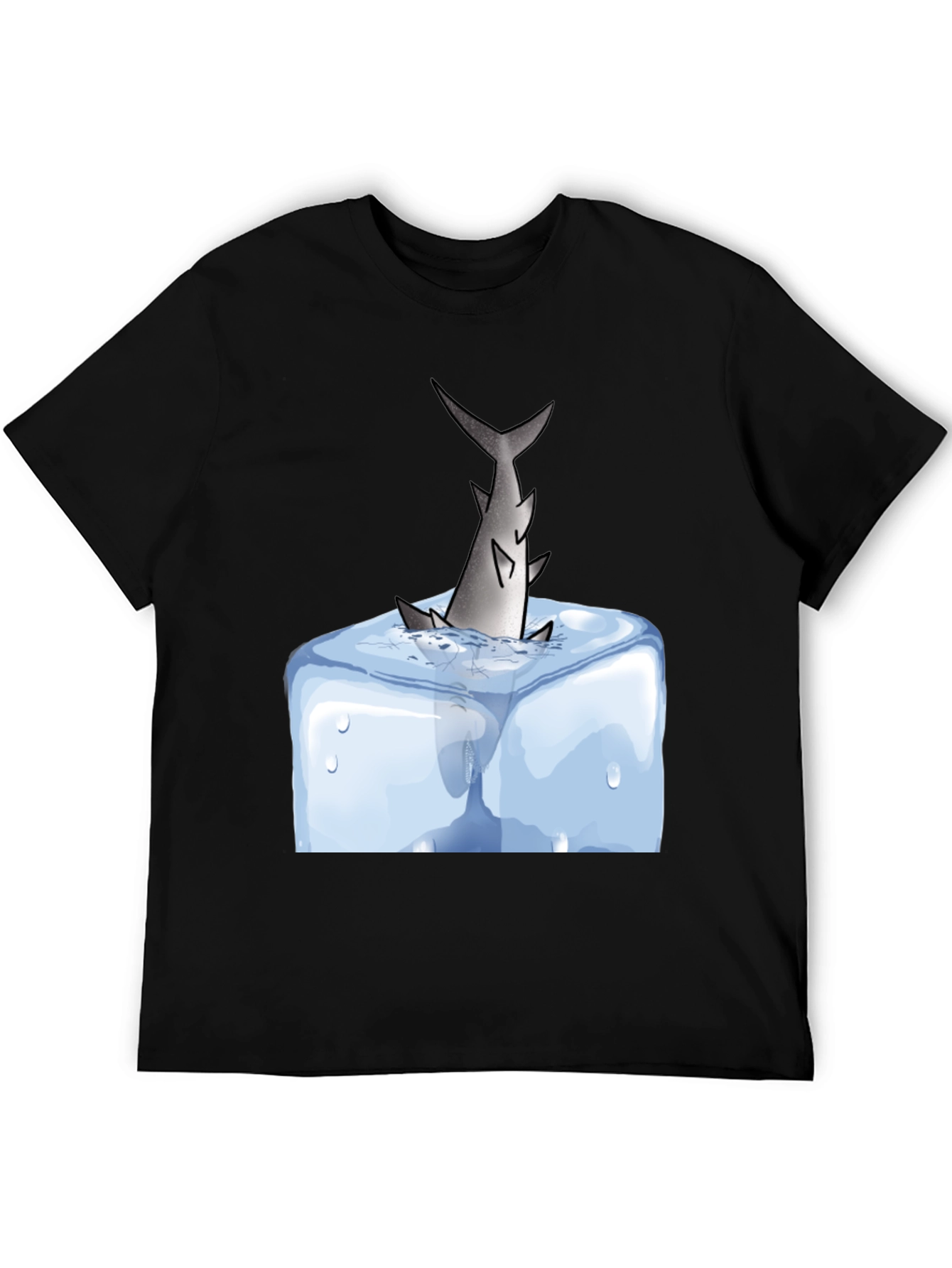 Shark in Ice T-Shirt - Cool Graphic Tee